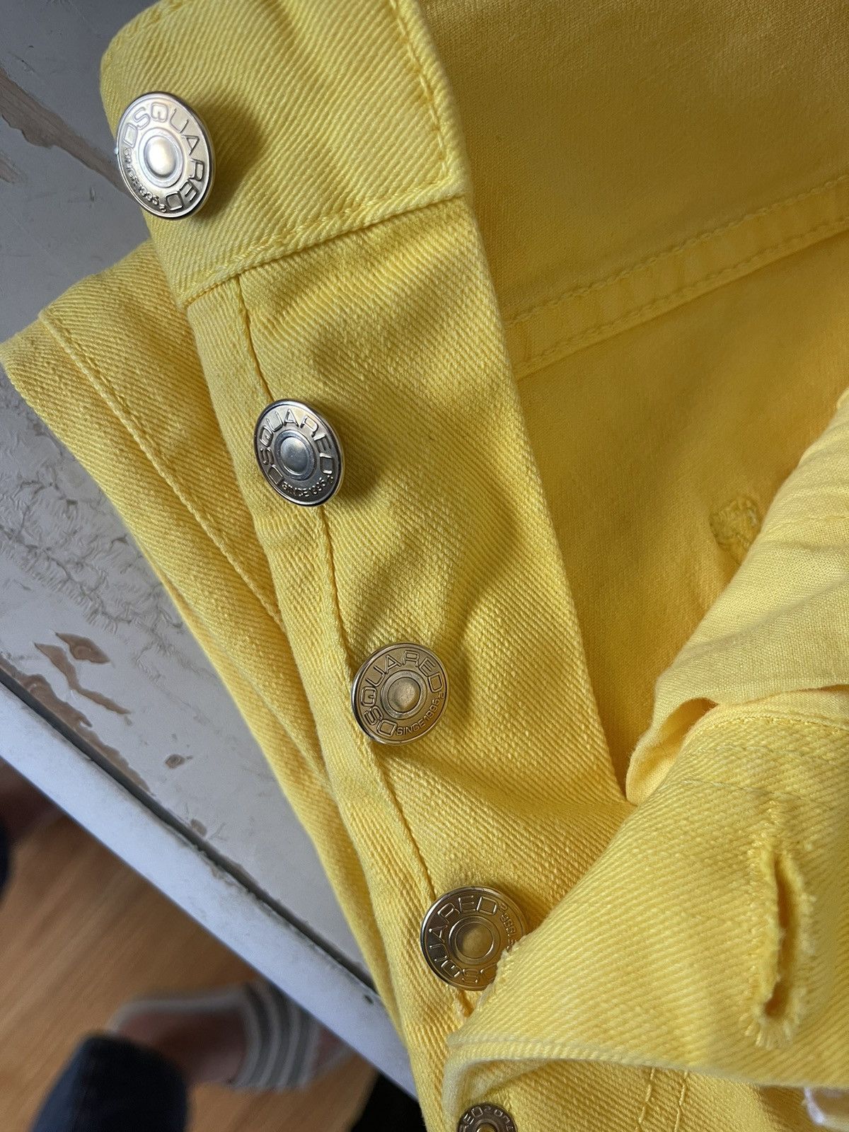 Dsquared2 Dsquared2 Men’s Yellow Jeans Size US 31 - 8 Thumbnail