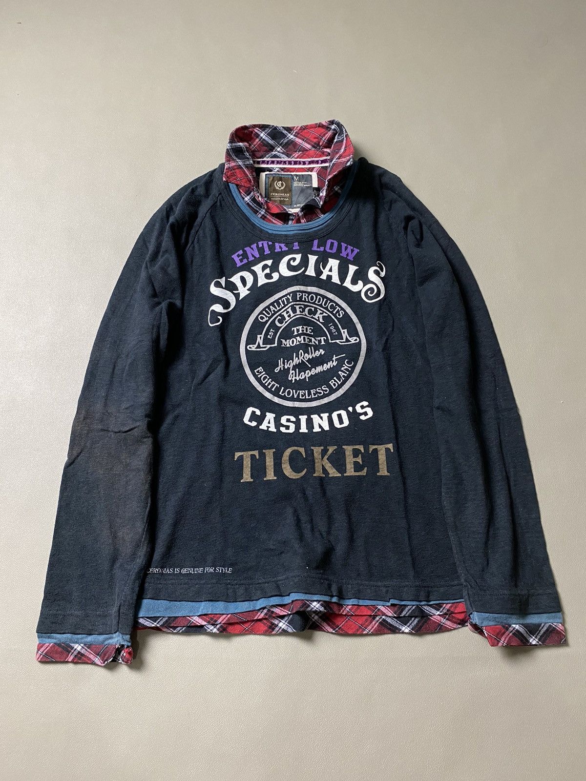 Hysteric Glamour × If Six Was Nine × Le Grande Bleu (L.G.B.) Y2K Ceronias Triplelayer Longsleeve Size US M / EU 48-50 / 2 - 3 Thumbnail