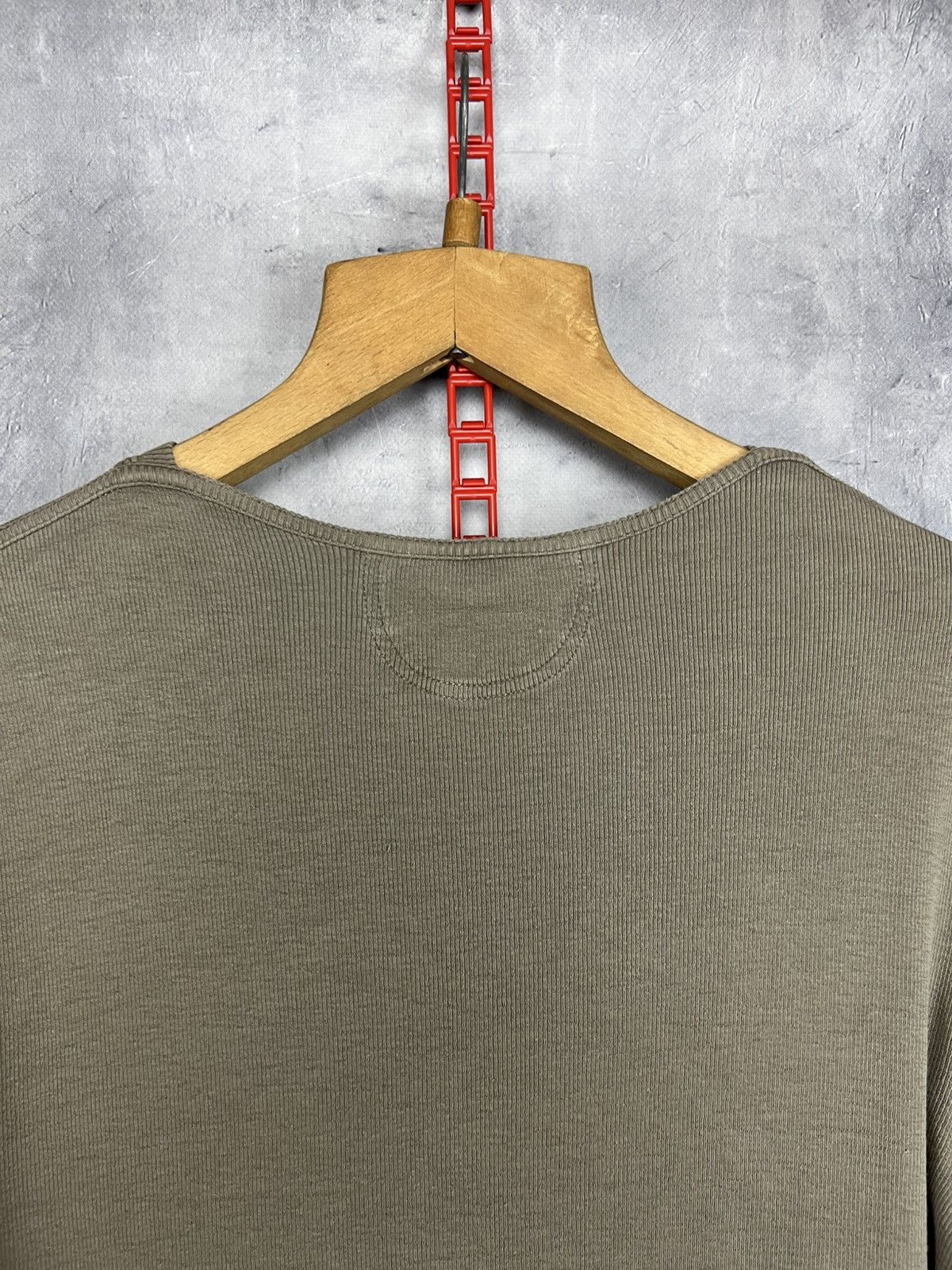 Helmut Lang helmut lang Olive Green long sleeve S Size US 36 / EU 52 - 10 Thumbnail