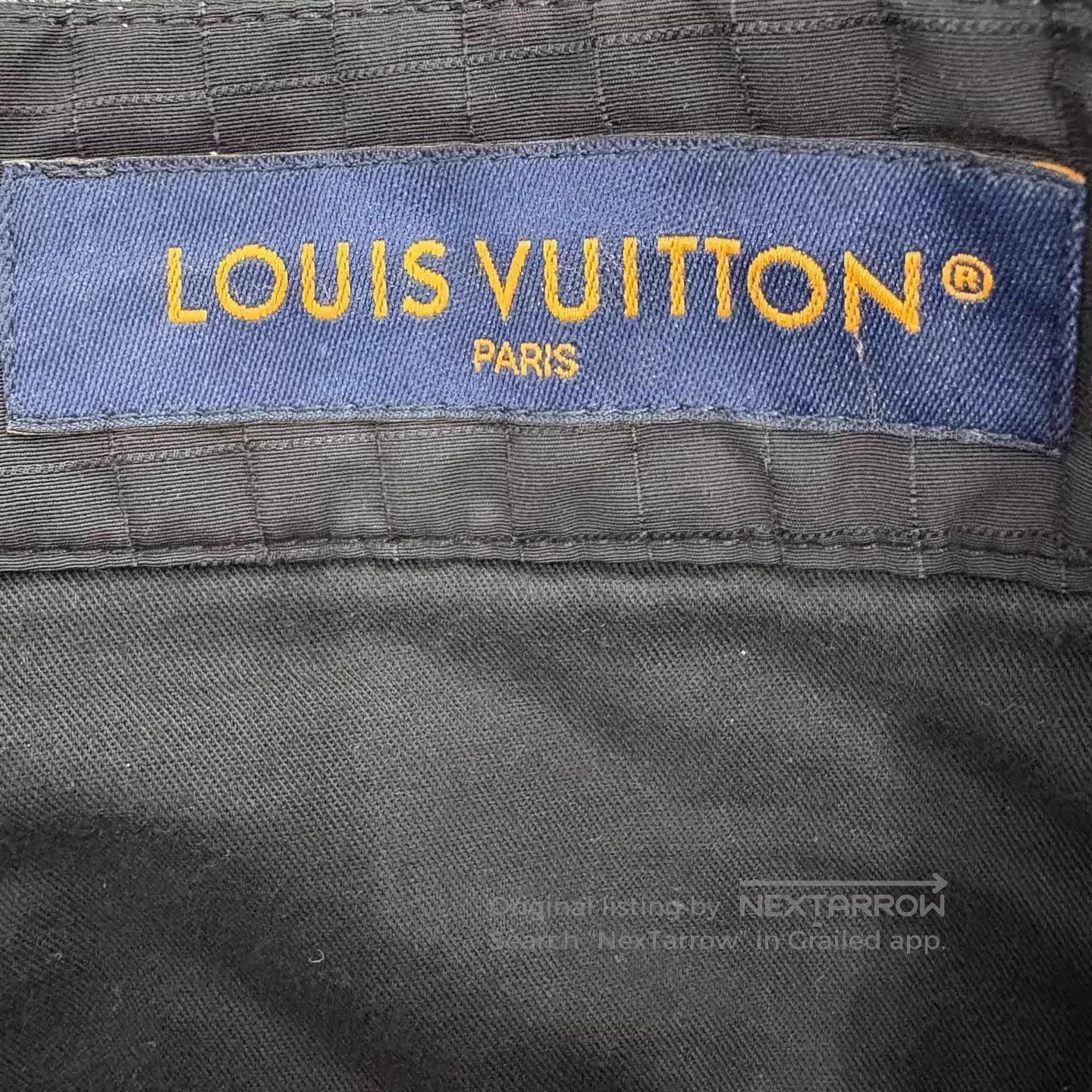 Louis Vuitton Black Cargo Shorts with Utility Pockets. Size US 34 / EU 50 - 3 Thumbnail