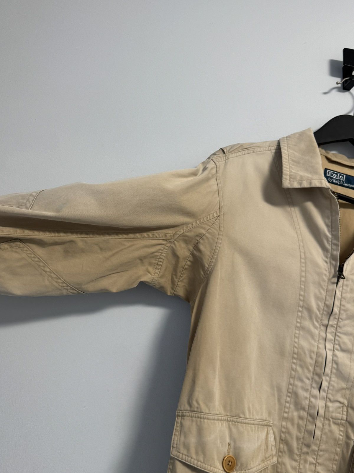 Polo Ralph Lauren Polo Ralph Lauren Beige Zip Jacket Lightweight Casual Size S / US 4 / IT 40 - 14 Thumbnail