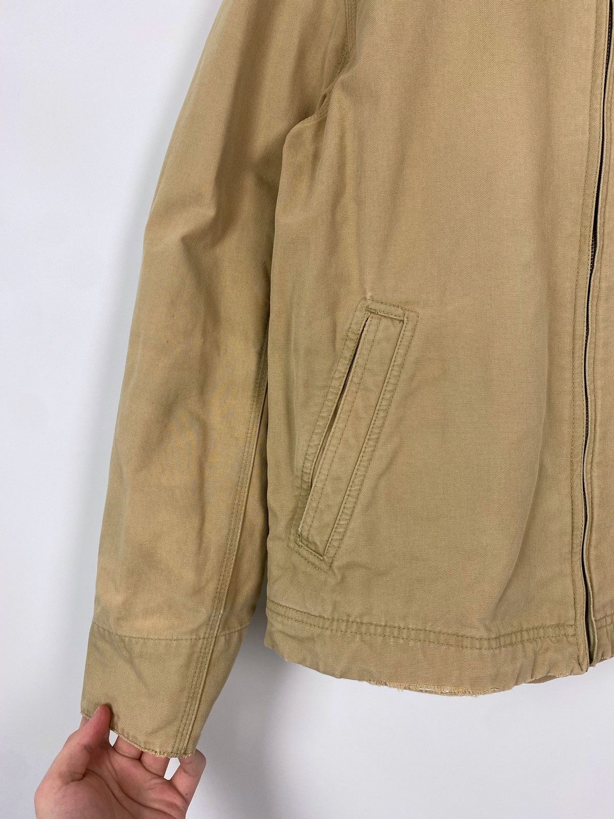 Vintage 2000’s Vintage Distressed Tan Canvas Boxy Work Jacket Size US S / EU 44-46 / 1 - 5 Thumbnail