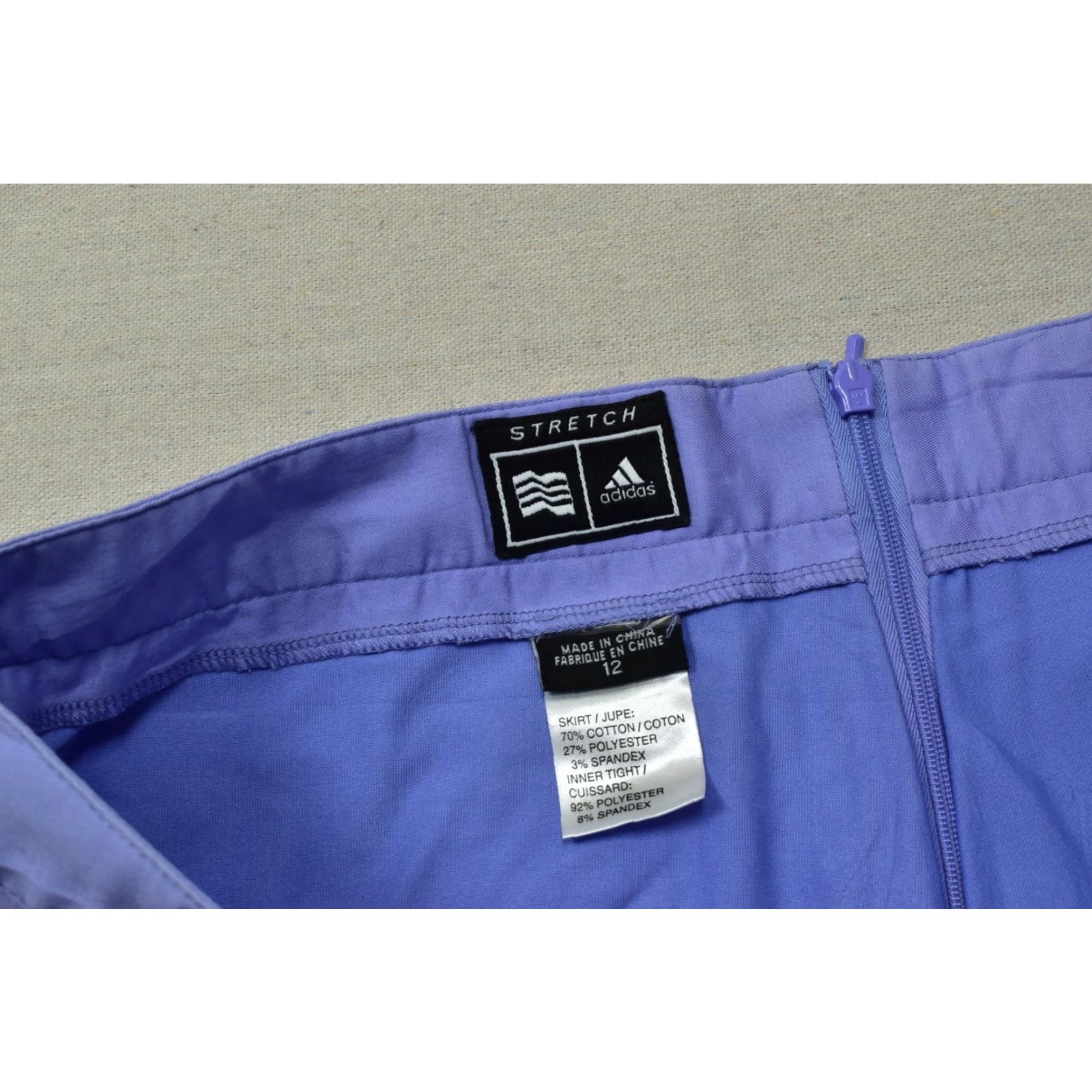 Adidas Adidas Skort Women 12 Light Blue Stretch Golf Pockets Short XS (adjust as needed within 200 chars) Size 34" / US 12 / IT 48 - 7 Thumbnail