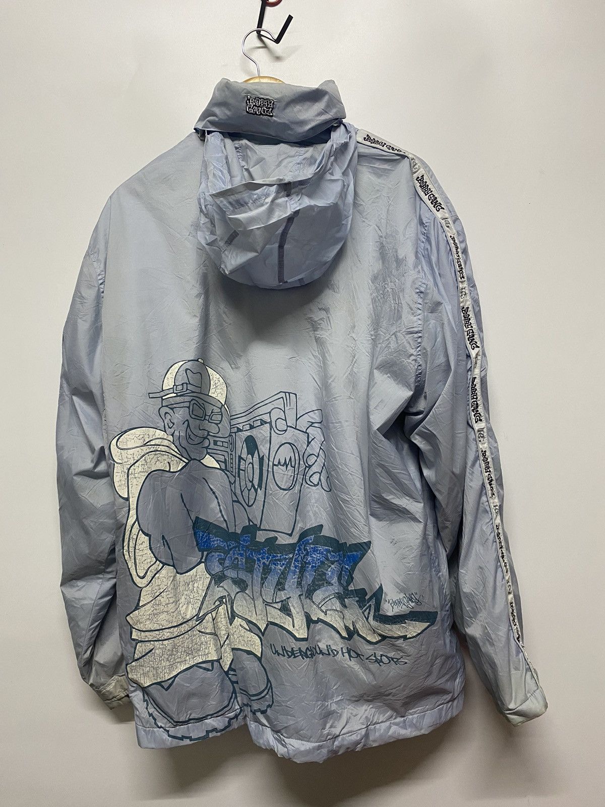 Japanese Brand × Vintage Vintage Bobby Gang Light Jacket Hoodie Hiphop Size US XL / EU 56 / 4 - 4 Thumbnail