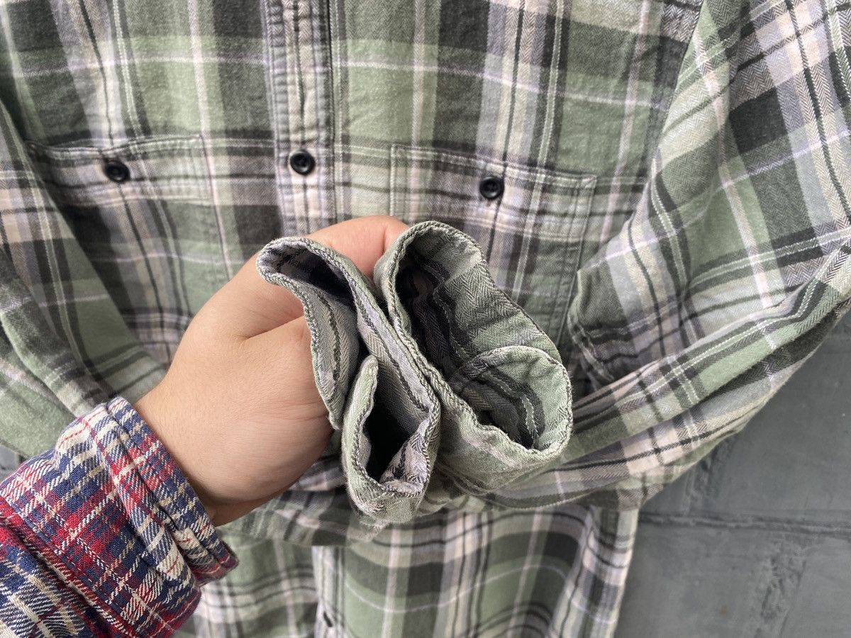 Uniqlo Uniqlo Flannel Country Plaid Multicolor Khaki Shirt Size US M / EU 48-50 / 2 - 4 Thumbnail