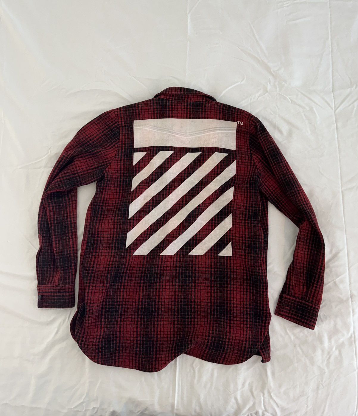Off-White Off-White Red Tartan Flannel Size US L / EU 52-54 / 3 - 2 Thumbnail