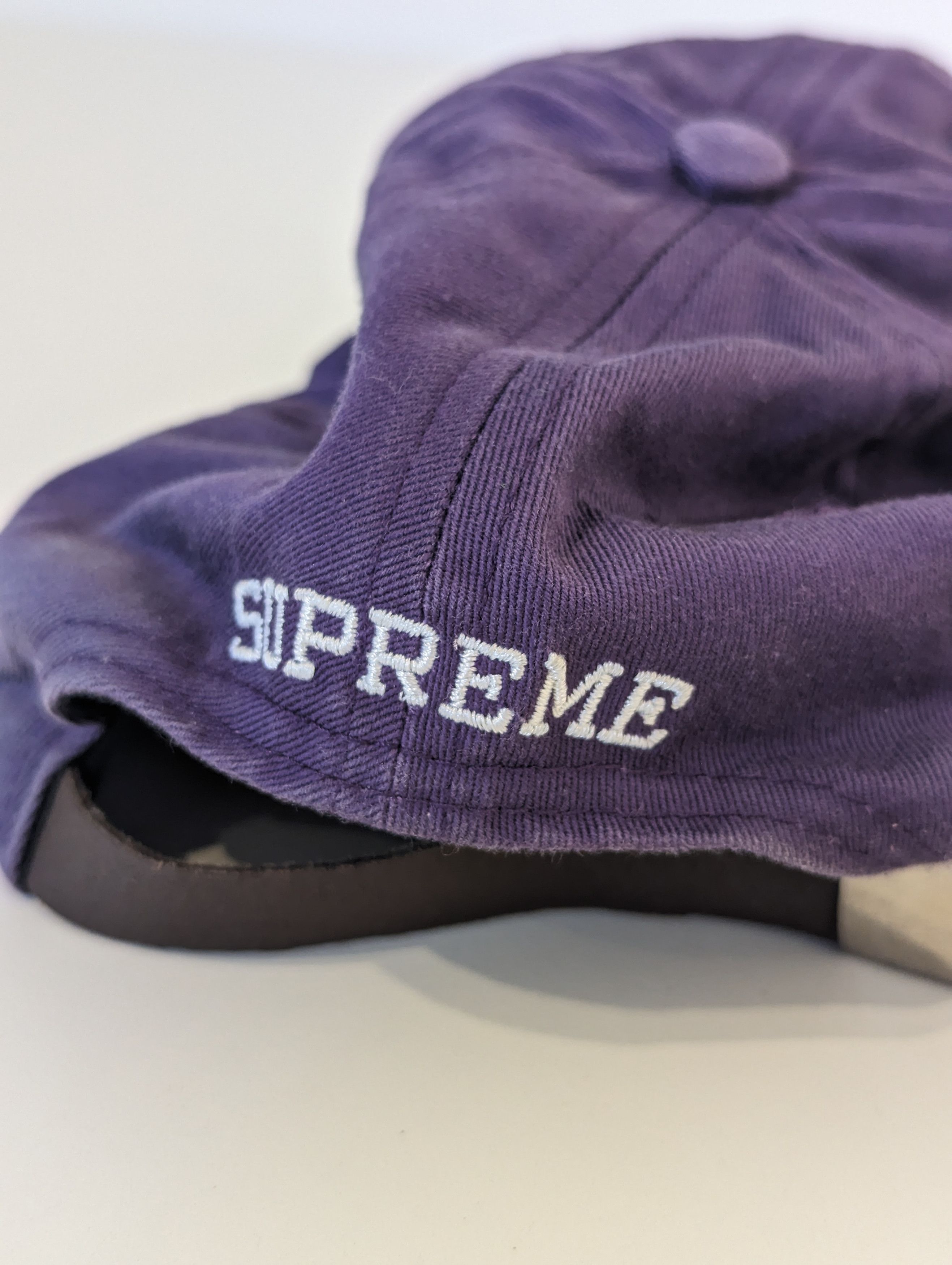Supreme Supreme Pigment Print S-Logo 6-Panel Purple Hat Size ONE SIZE - 6 Thumbnail