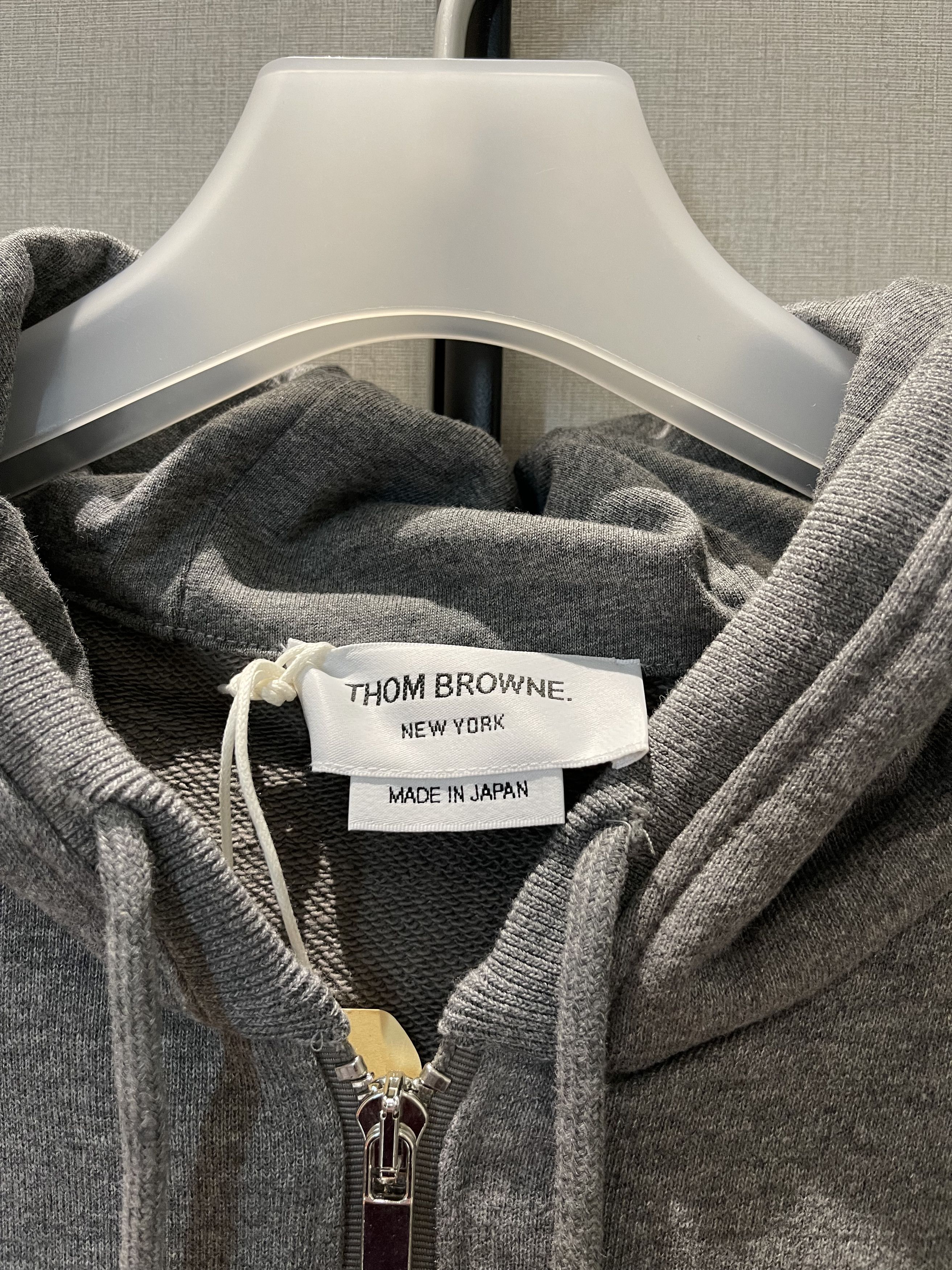 Thom Browne Thom Browne Zip Hoodie Grey Size US L / EU 52-54 / 3 - 3 Thumbnail
