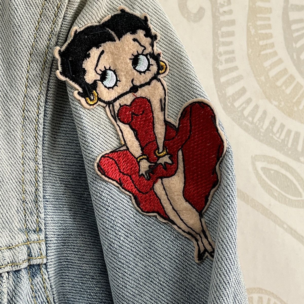 Lee Vintage 1980s Lee Storm Left Hand Denim Trucker Jacket 🇯🇵 Size US M / EU 48-50 / 2 - 12 Thumbnail