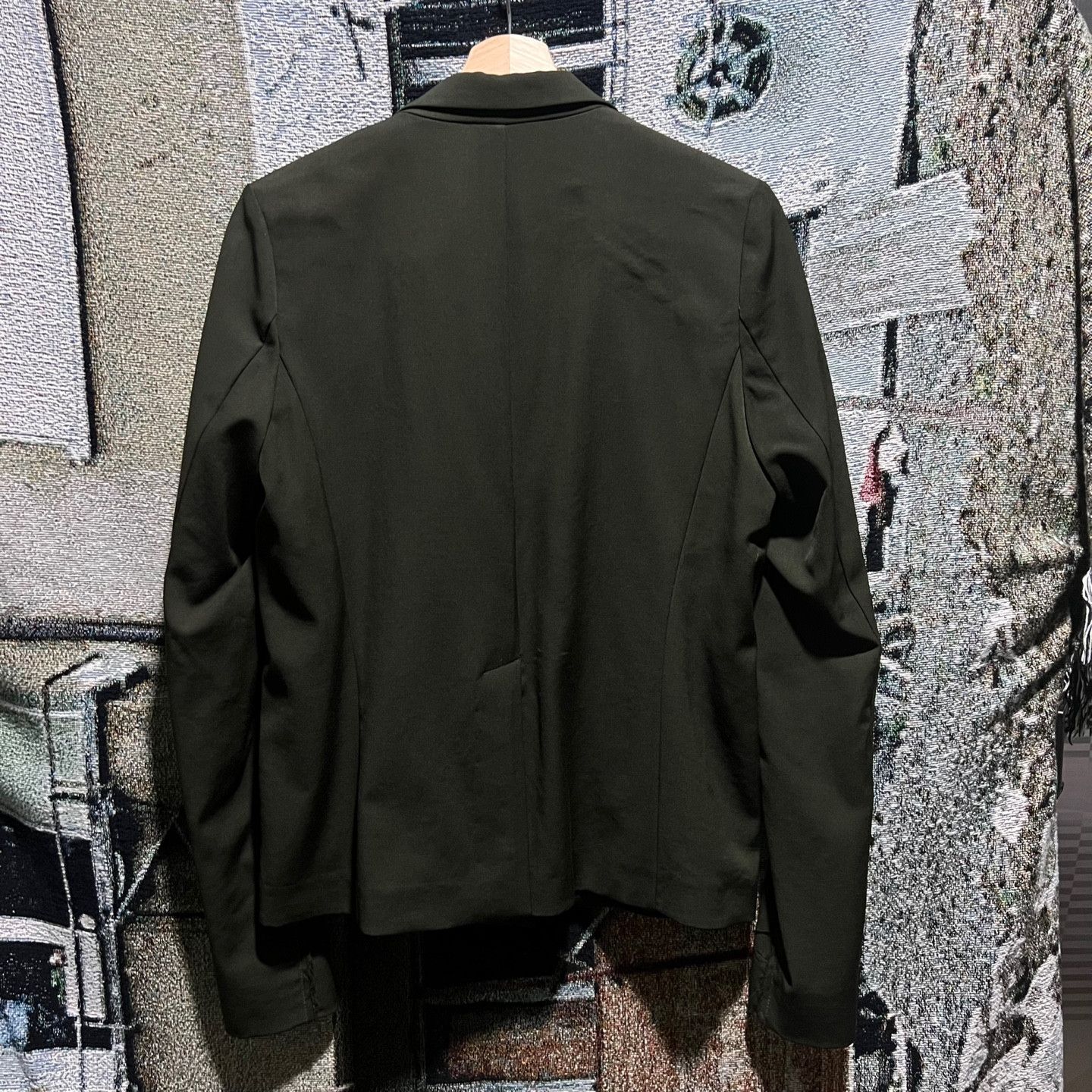 Damir Doma Damir Doma One-button grunge blazer jacket dark green Size M / US 6-8 / IT 42-44 - 4 Thumbnail