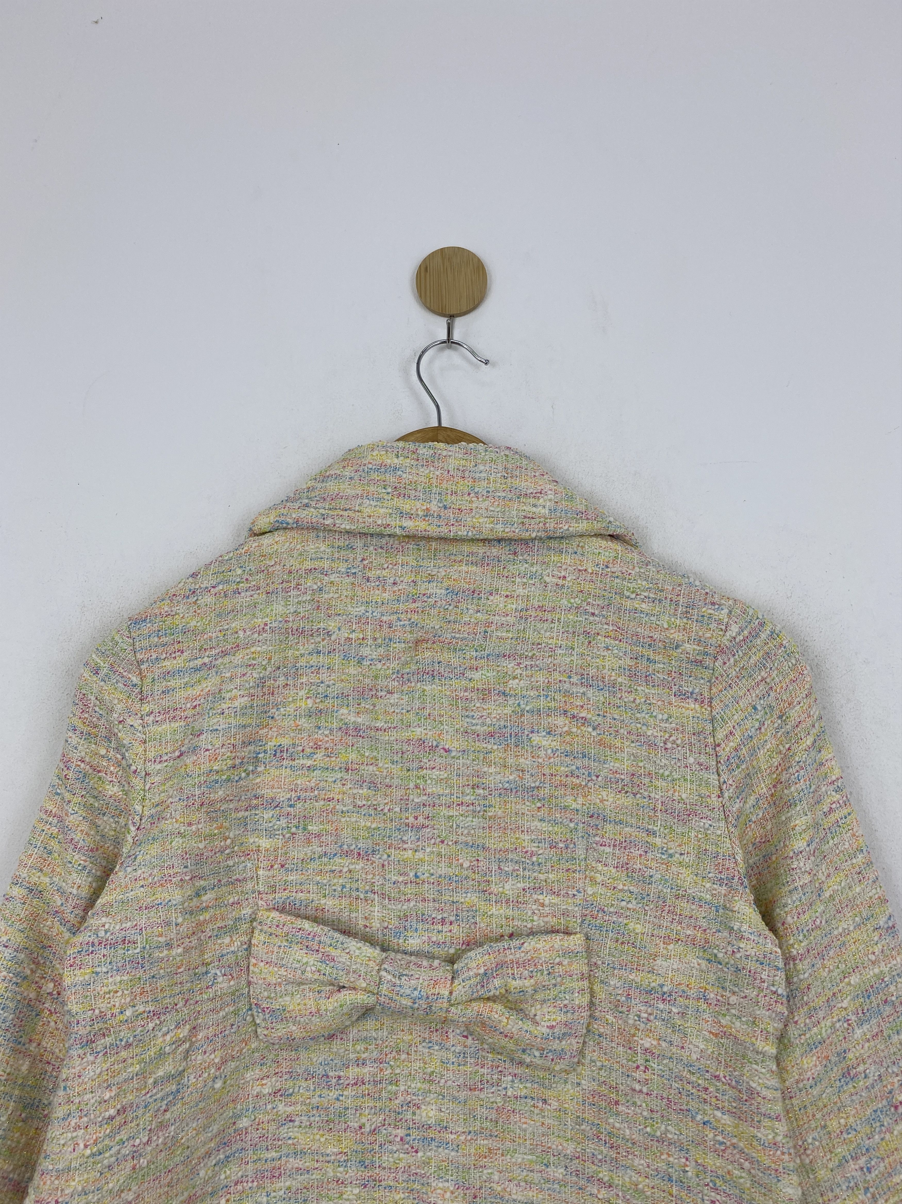 Japanese Brand Vintage Mr Bee Wool Duffle Rainbow Jacket Coat JA0116 Size US S / EU 44-46 / 1 - 4 Thumbnail