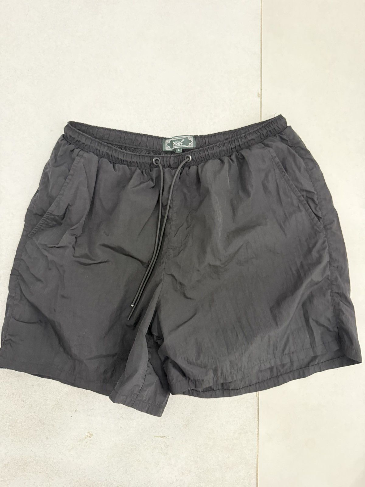 Kith Kith Swim Shorts - Black Crinkle Nylon Size US 34 / EU 50 - 1 Thumbnail