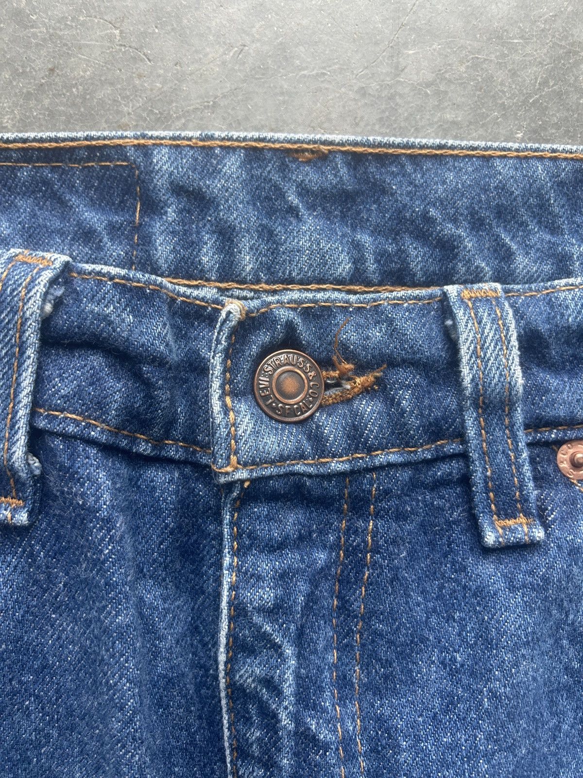 Levi's × Vintage Vintage 90s Levi’s 517 Orange Tab Denim Jeans 33x30 Size US 33 - 3 Thumbnail