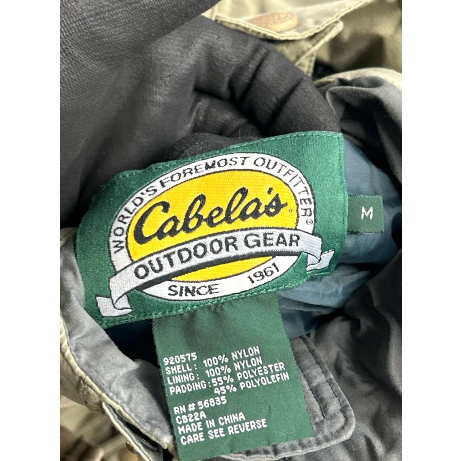 Vintage Cabela's Jacket Mens Medium Green Insulated Full Zip Parka Gore Tex Casual Outdoor Winter Parka Men M Green Full Zip Jacket Size US M / EU 48-50 / 2 - 4 Thumbnail