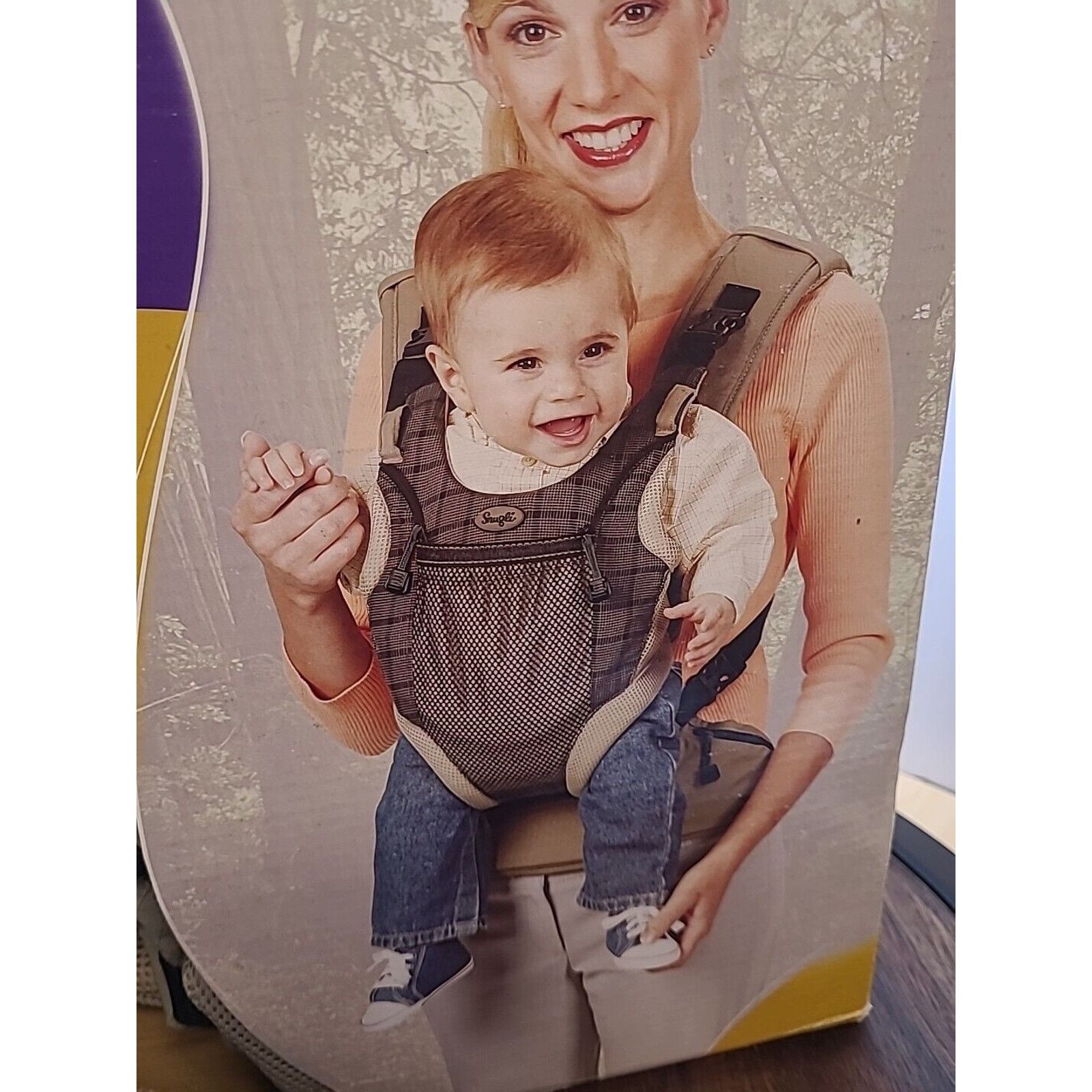 &Daughter Evenflo Snugli Front And Back Soft Baby Carrier 7lbs-26lbs Size ONE SIZE - 3 Thumbnail