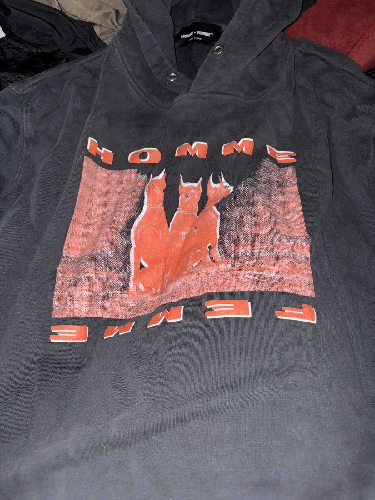 Homme + Femme La Homme Femme Doberman Cropped Hoodie Size US XXL / EU 58 / 5 - 1 Thumbnail