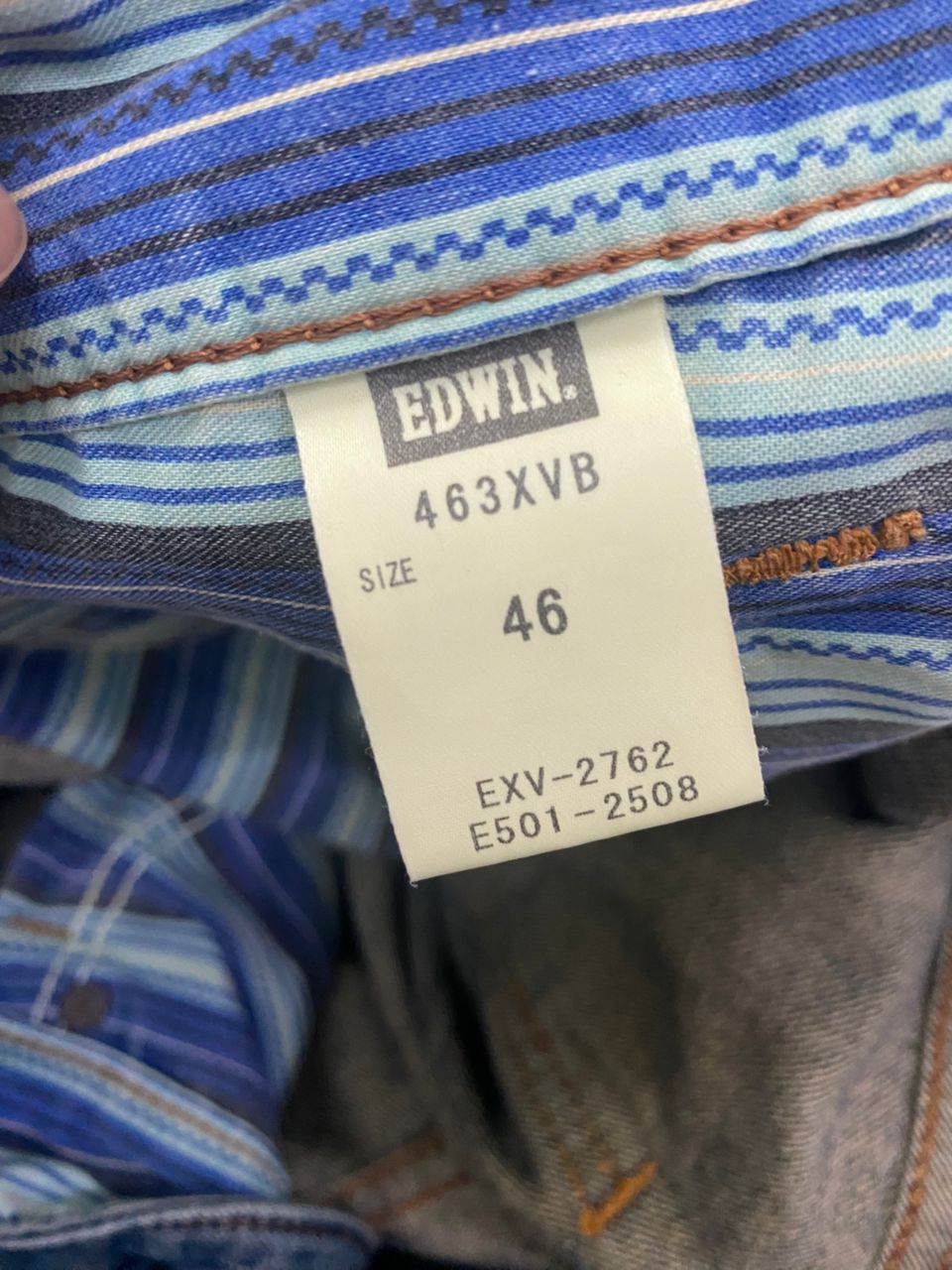 Edwin 💥Best offer💥Vintage Edwin Big Size Distressed Denim Size US 44 / EU 60 - 15 Thumbnail