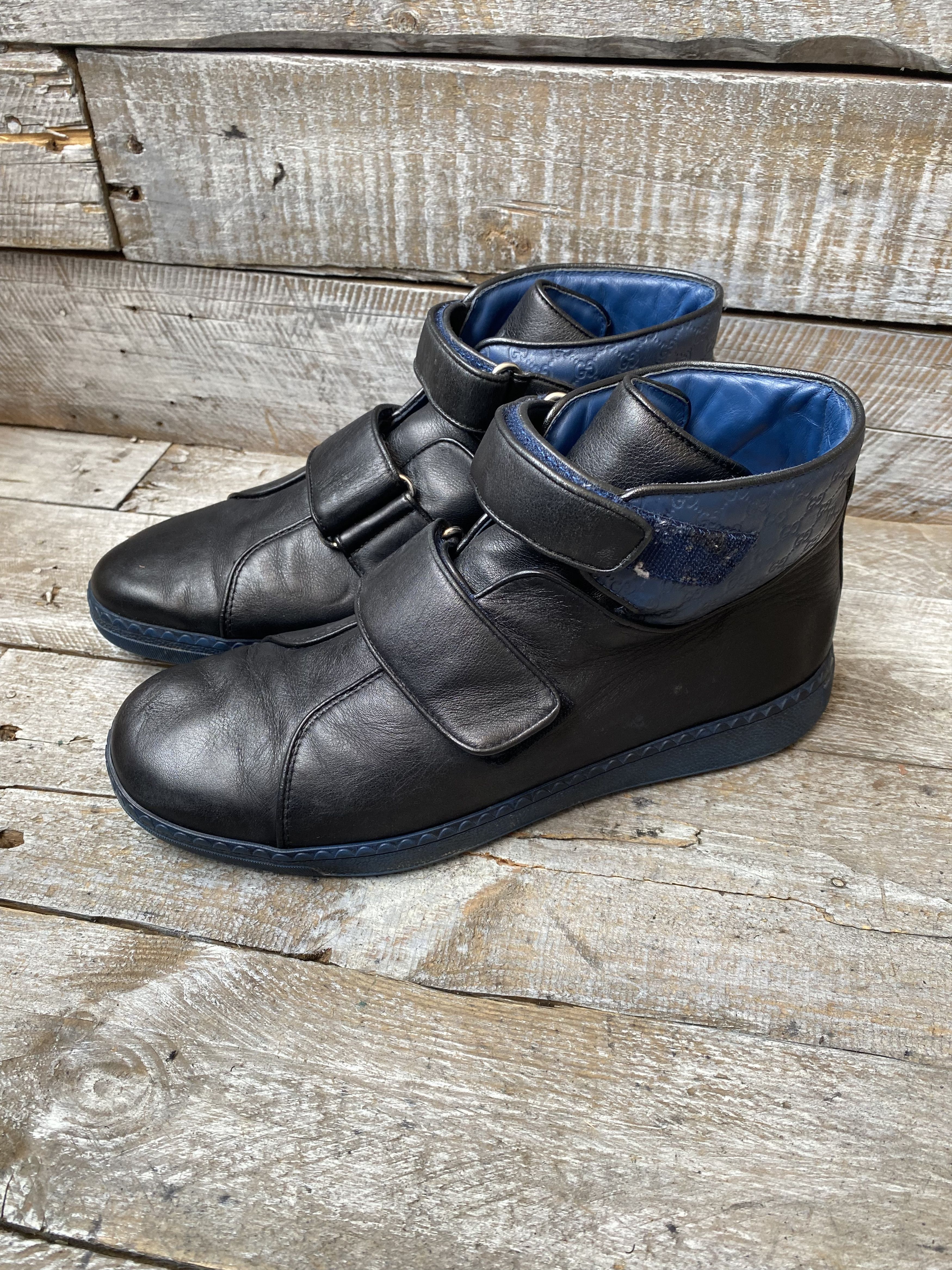 Gucci Gucci gg logo hi-top strappy boots margiela future style Size US 9 / EU 42 - 1 Thumbnail