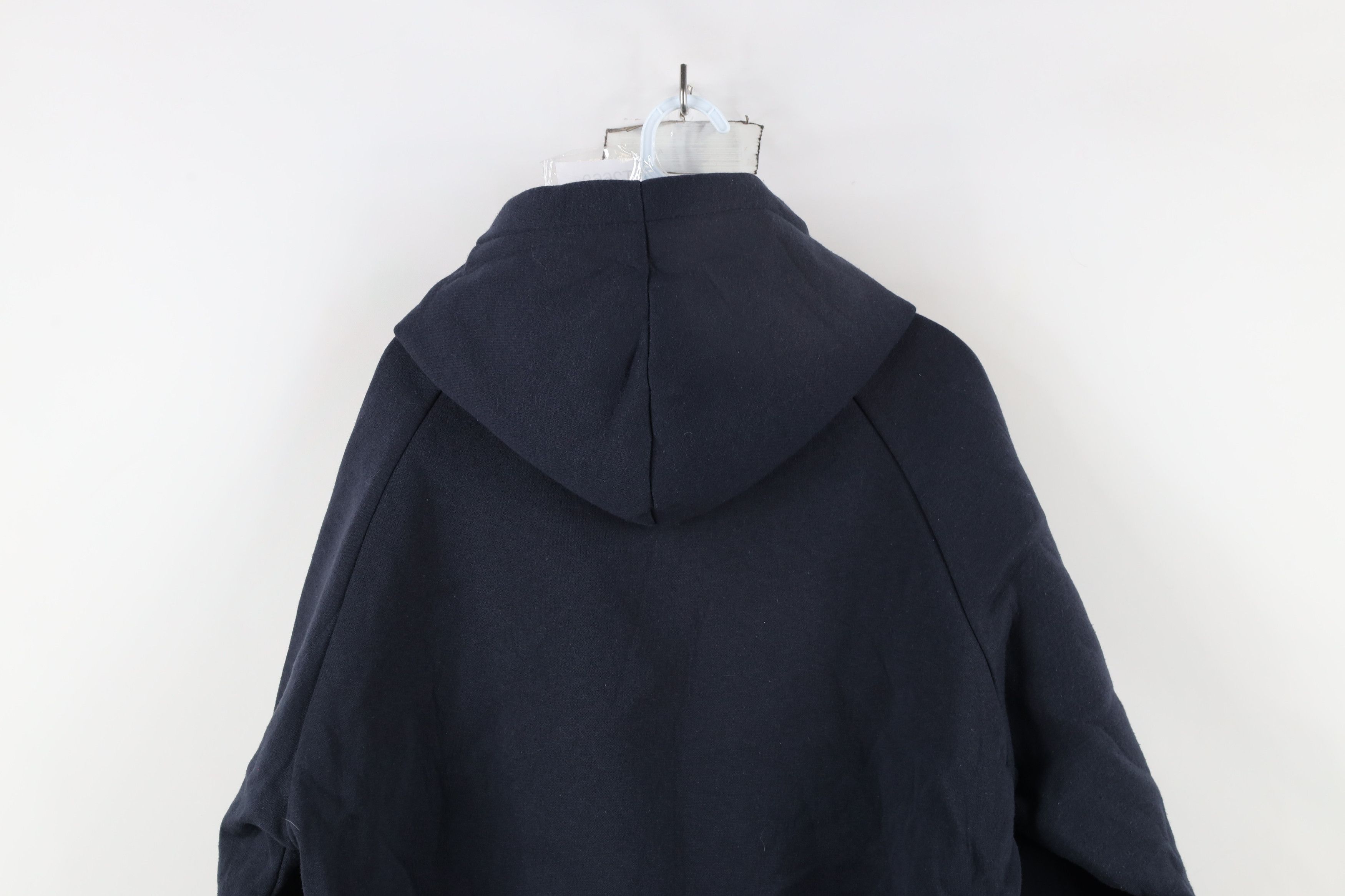 Vintage Vintage 90s Streetwear Flocked Fleece Full Zip Hoodie USA Size US S / EU 44-46 / 1 - 11 Thumbnail