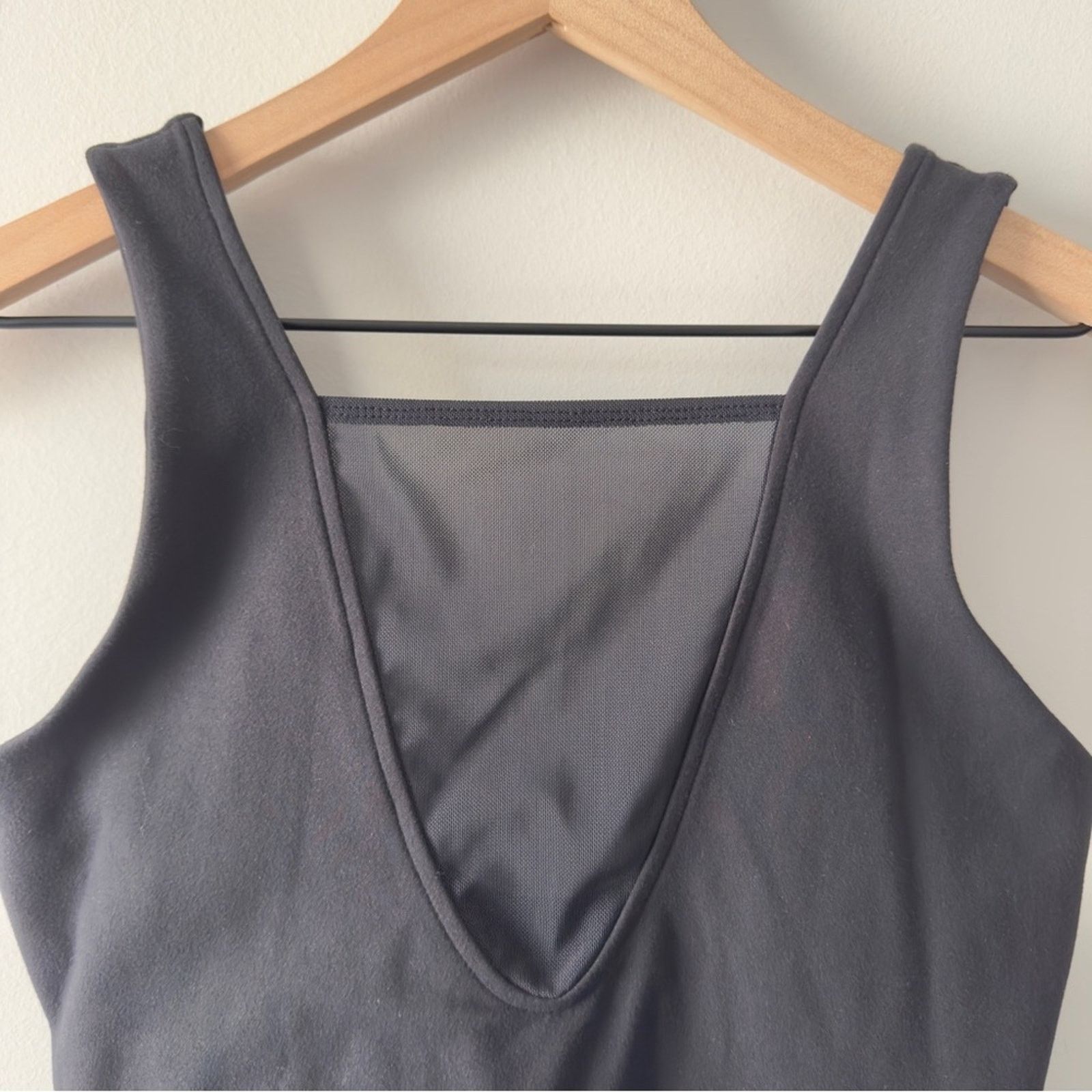 REVOLVE Revolve WeWoreWhat Black Sleeveless Mesh Panel Shorts Romper Size 27" / US 4 / IT 40 - 6 Thumbnail