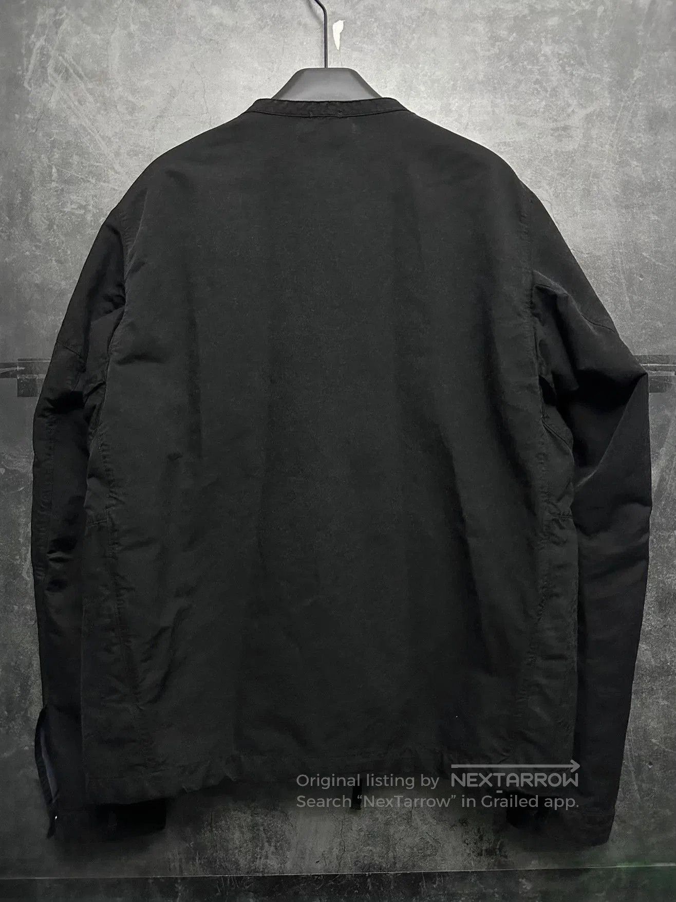 Stone Island Black Zip-Front Bomber Jacket with Sleeve Patch. Size US XL / EU 56 / 4 - 3 Thumbnail