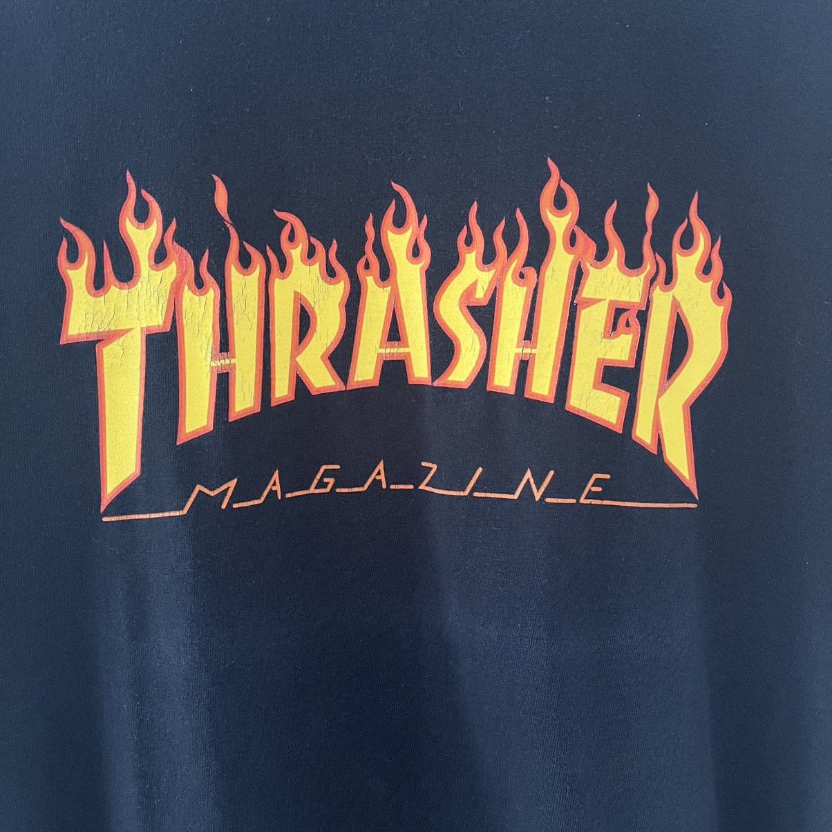 Thrasher Vintage Trasher Magazine Big Central Logo Blue Tee Size US M / EU 48-50 / 2 - 2 Thumbnail