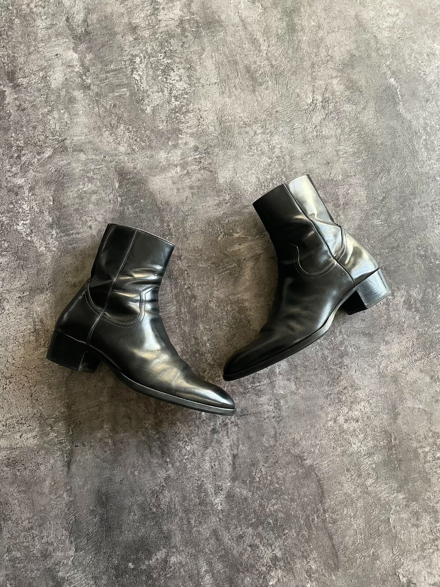 Saint Laurent Paris Saint Laurent black zip ankle boots size 41 Size US 8.5 / EU 41-42 - 1 Thumbnail