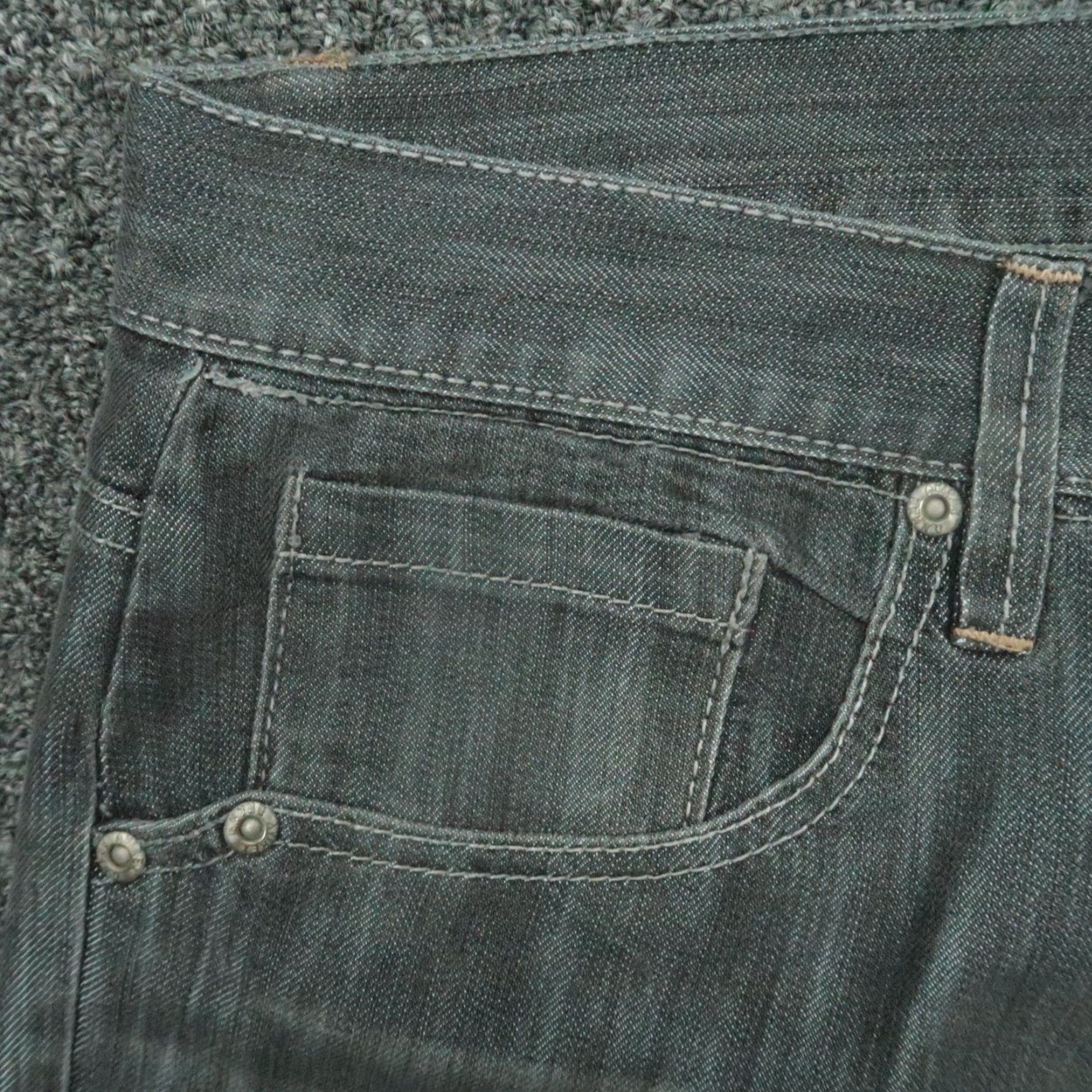 Avirex VINTAGE Avirex Jeans Mens 36x30 Gray 5 Pocket Baggy Wide Leg Embroidered Y2K Grunge Denim Size US 36 / EU 52 - 3 Thumbnail