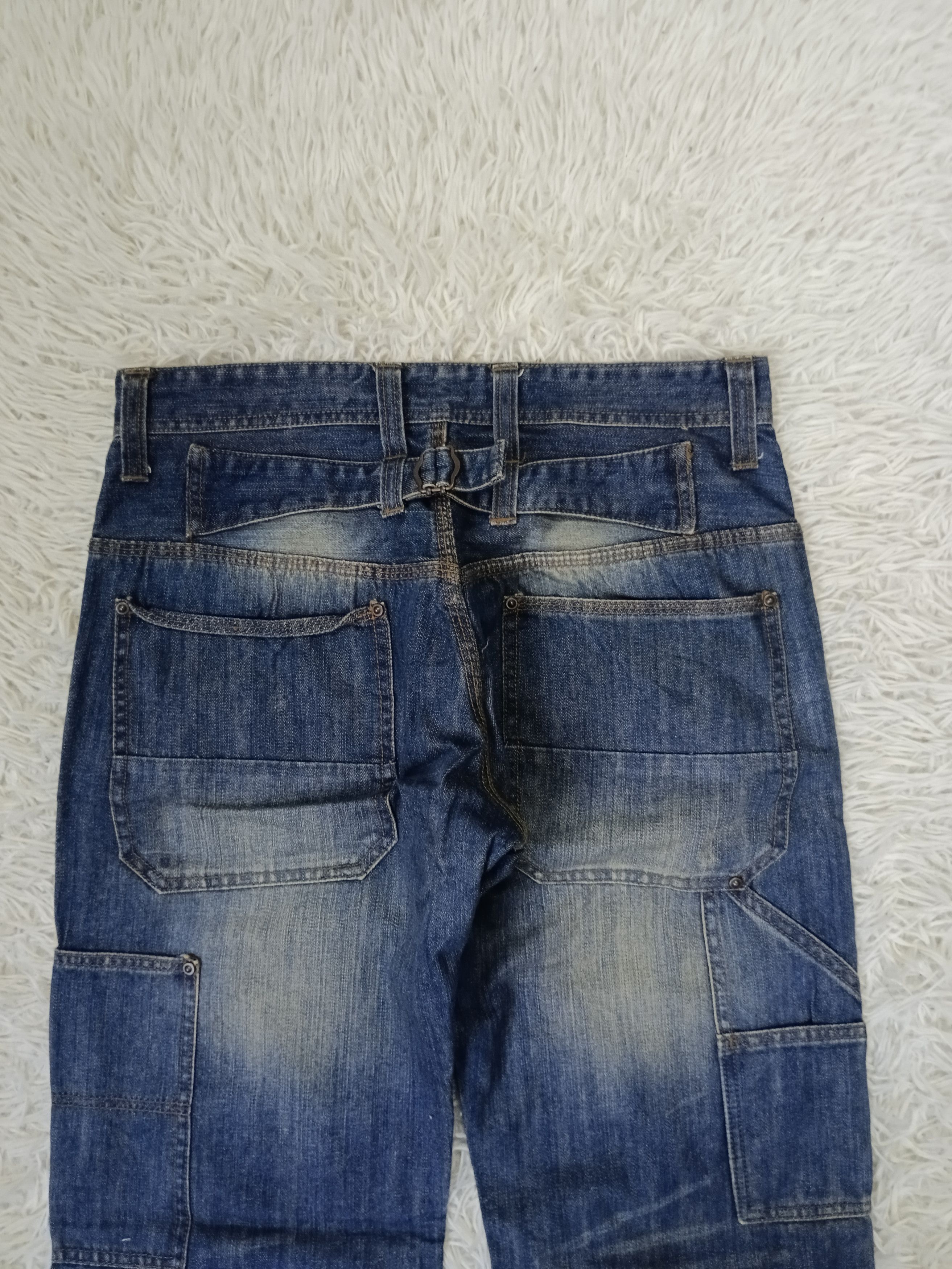 Japanese Brand DOUBLE KNEE RUSTY FREE GATE DENIM PANTS Size US 32 / EU 48 - 4 Thumbnail