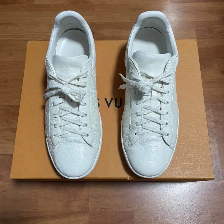 Louis Vuitton Louis Vuitton Luxembourg Monogram Leather Sneakers -2508 Size US 8.5 / EU 41-42 - 2 Thumbnail