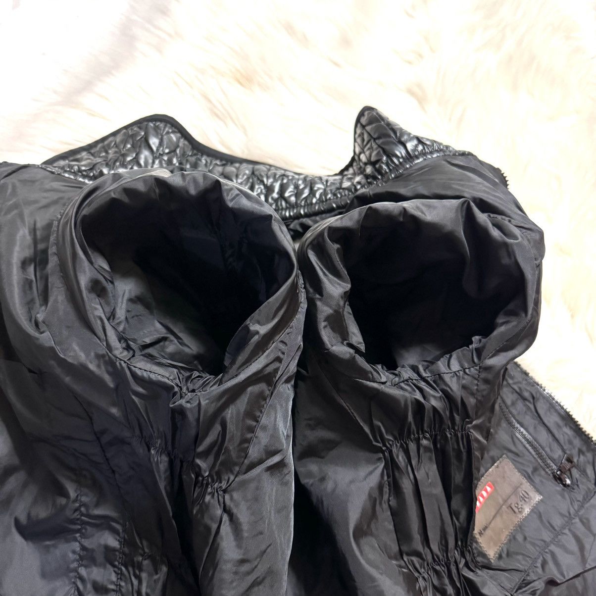 Prada Prada Sport ribbed gathered nylon jacket, black, size 40, Size S / US 4 / IT 40 - 17 Thumbnail