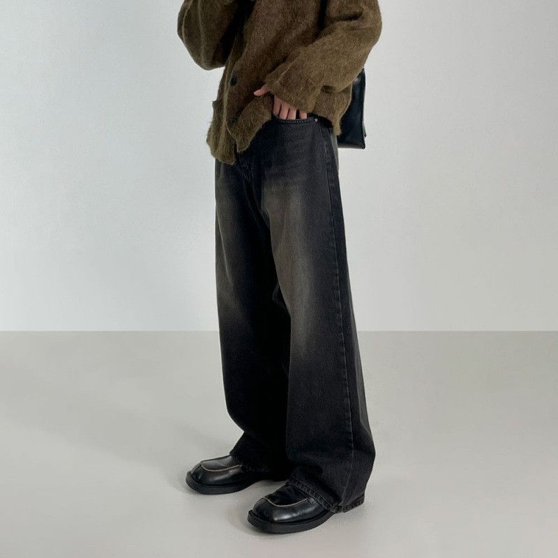 Japanese Brand × Jean Retro loose wide leg straight leg jeans Size US 32 / EU 48 - 5 Thumbnail