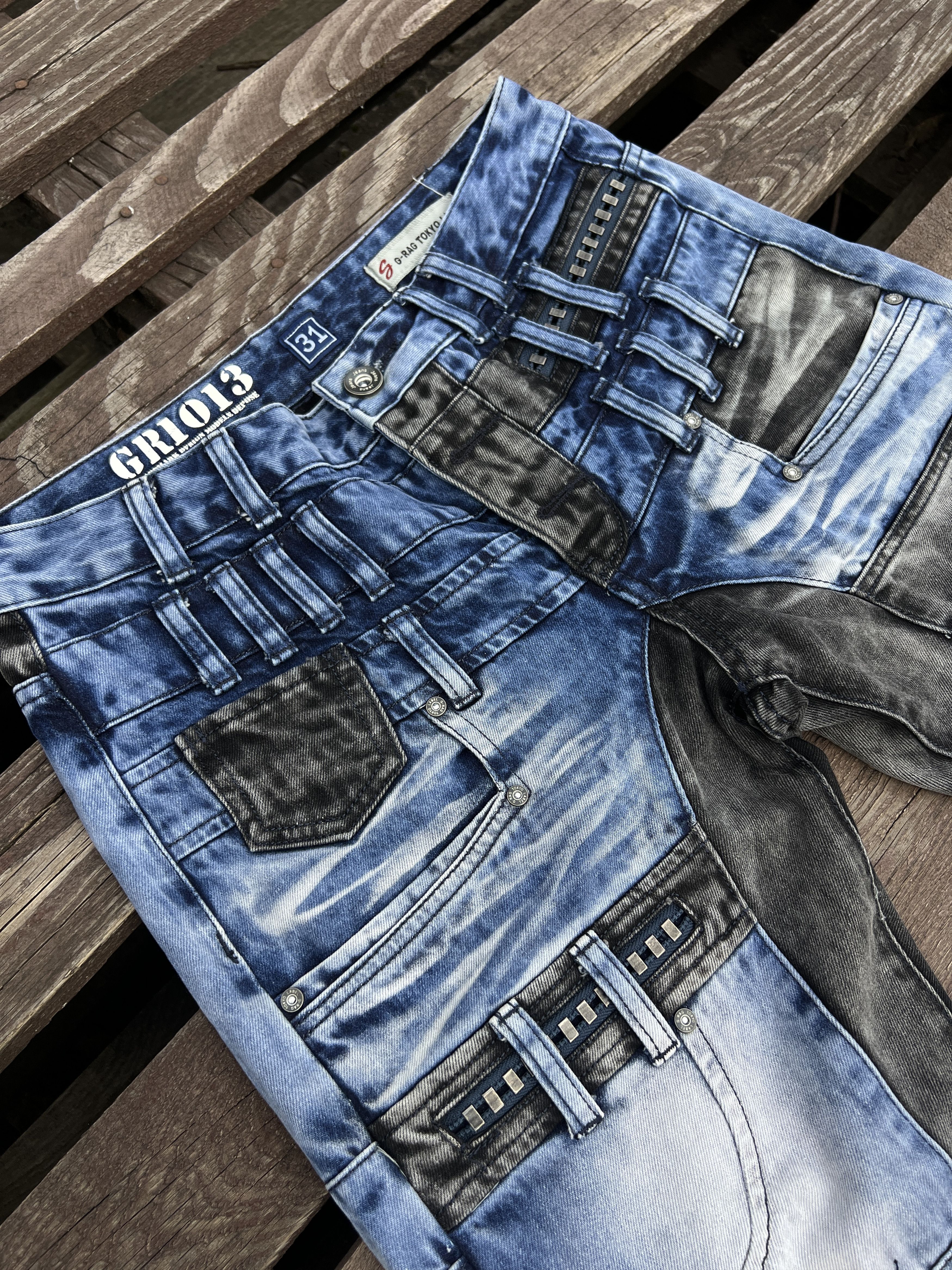 Japanese Brand Japrag Japan Denim Japanese Style Vintage Avant Garde jeans Size US 31 - 14 Thumbnail