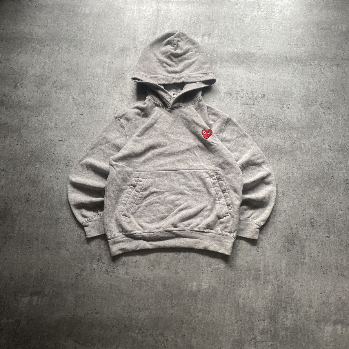Comme des Garcons × Vintage Vintage Come Des Garçons Basic Gray Hoodie Size US S / EU 44-46 / 1 - 1 Thumbnail