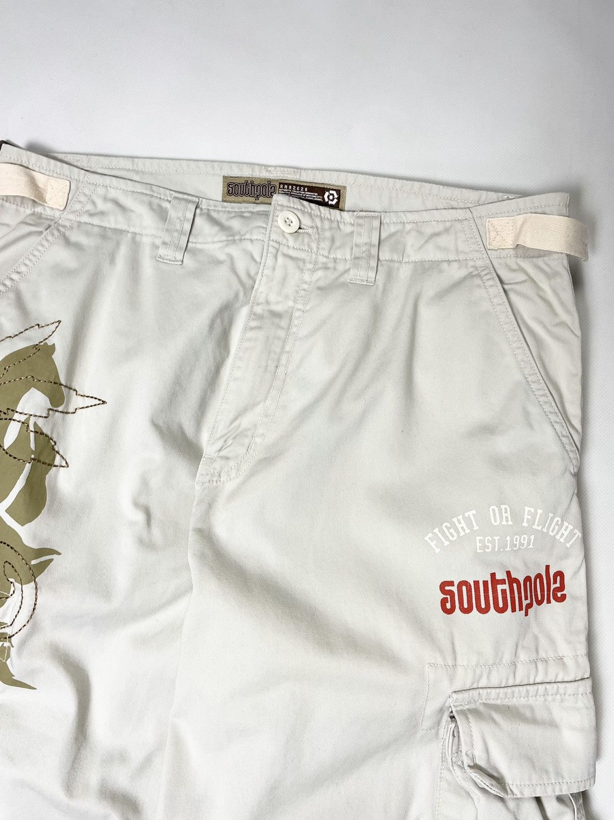 Southpole South Pole 🪘 Vintage Surfing Hip Hop Cargo Pants Size US 34 / EU 50 - 10 Thumbnail
