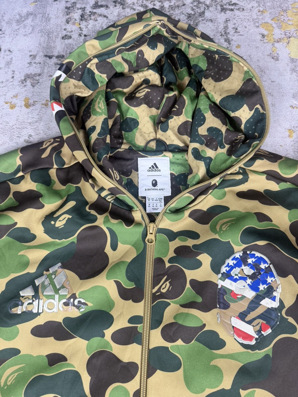Bape Bape x Adidas SB Shark Hoodie Size US XL / EU 56 / 4 - 5 Thumbnail