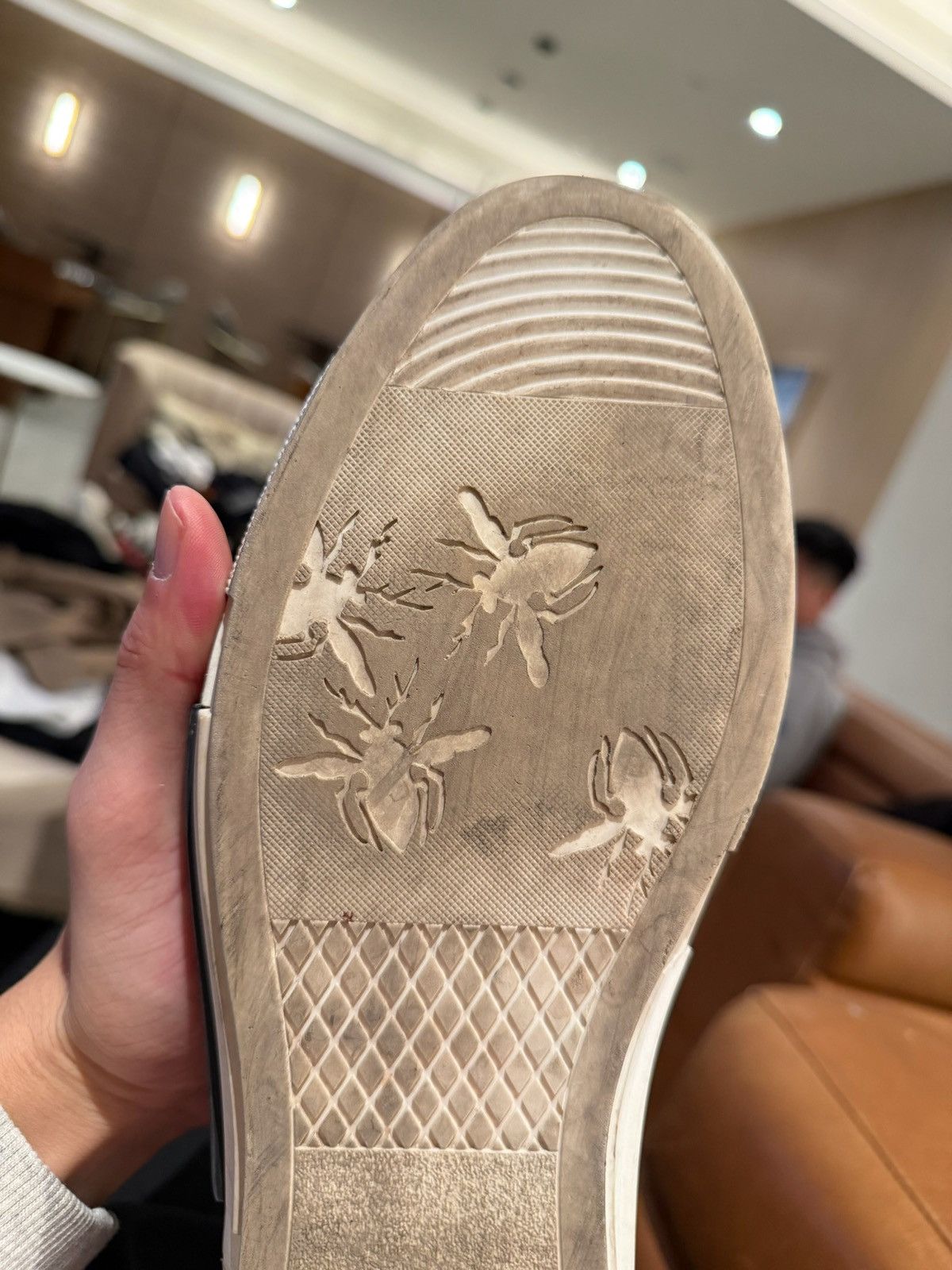 Dior STEAL! Dior Oblique B23 High top shoes Size US 11 / EU 44 - 13 Thumbnail