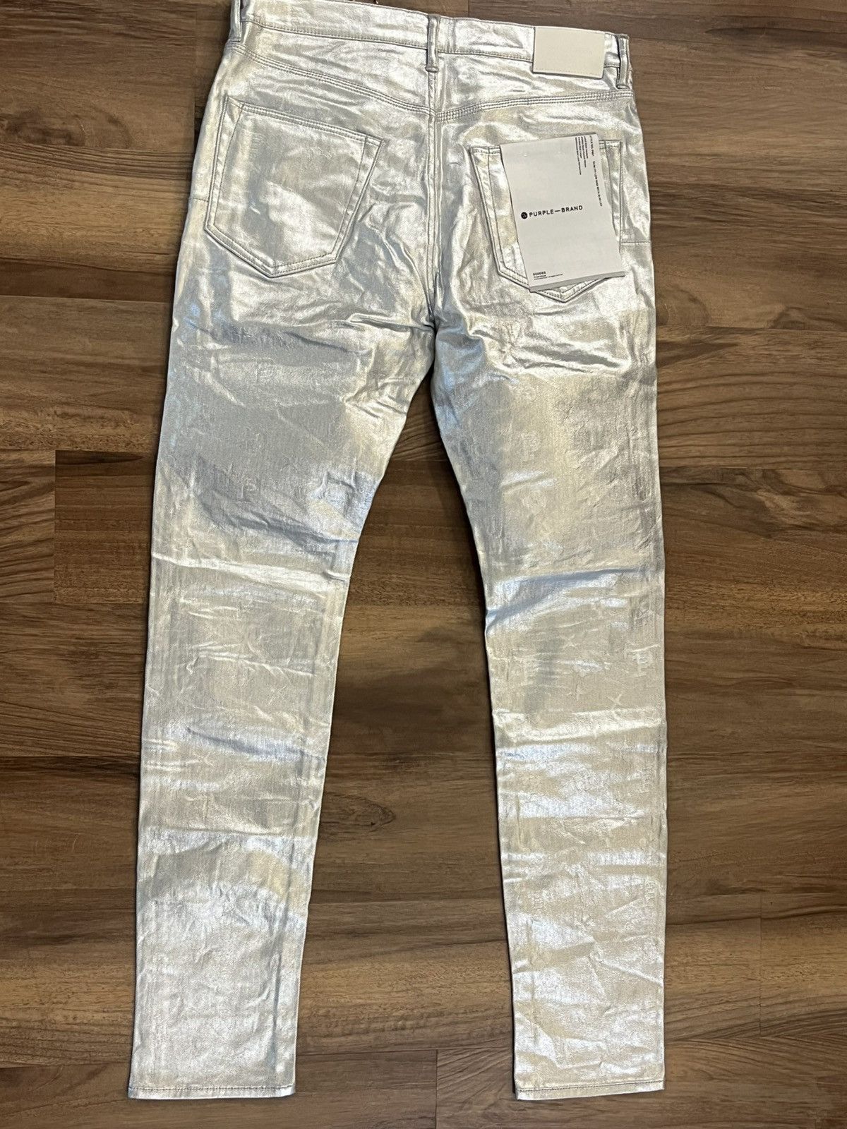 Purple Brand Purple Brand Metallic Monogram size 32 P001mmgs124 brand new Size US 32 / EU 48 - 2 Thumbnail
