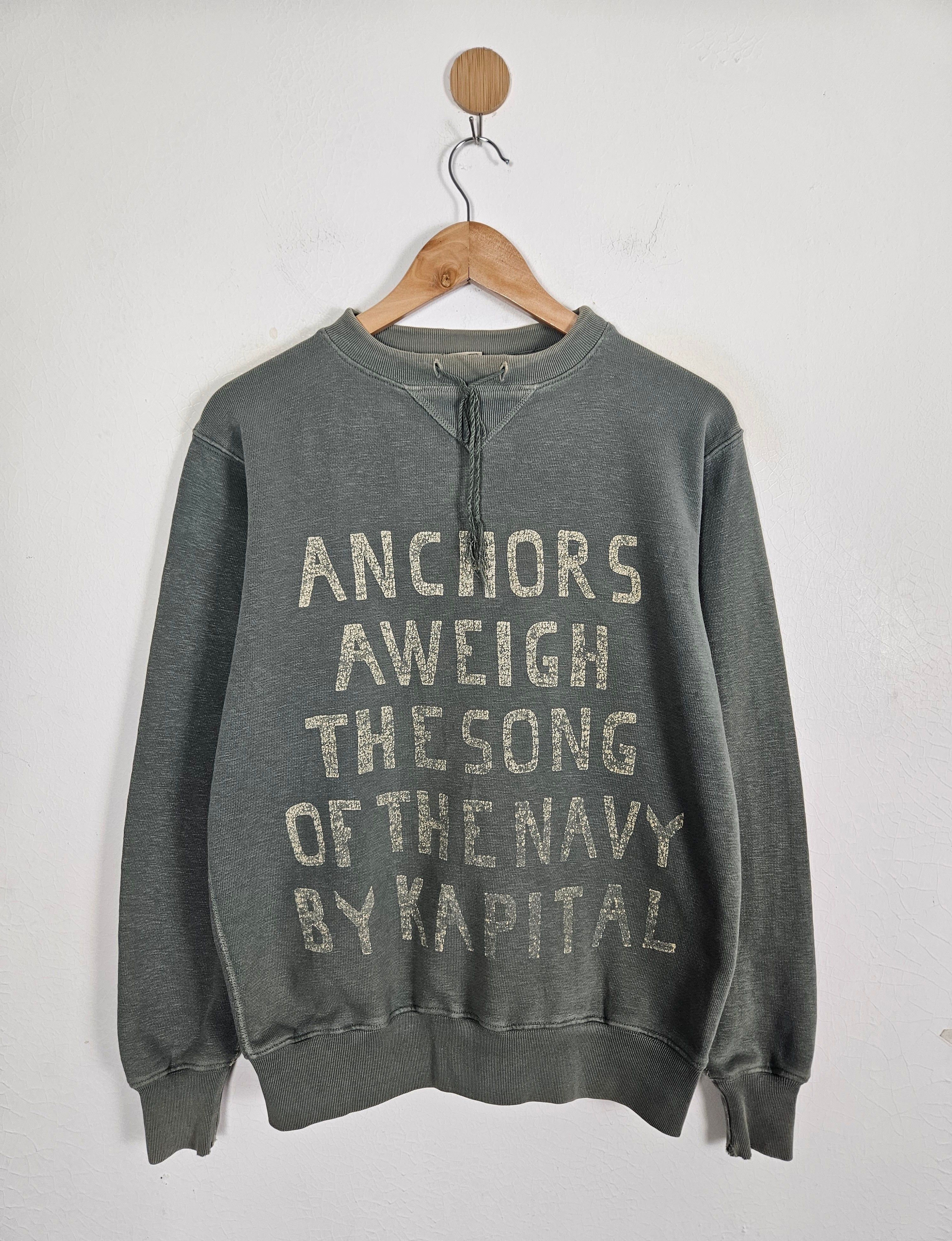 Kapital Kapital Anchors Aweigh The Song Of The Navy sweatshirt Size US S / EU 44-46 / 1 - 1 Thumbnail