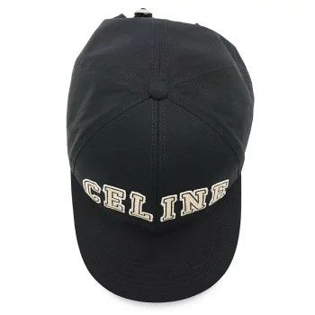 Celine o1w1db10526 2AK049 Size : OS / Logo Hat / Cap in Black Size ONE SIZE - 4 Thumbnail