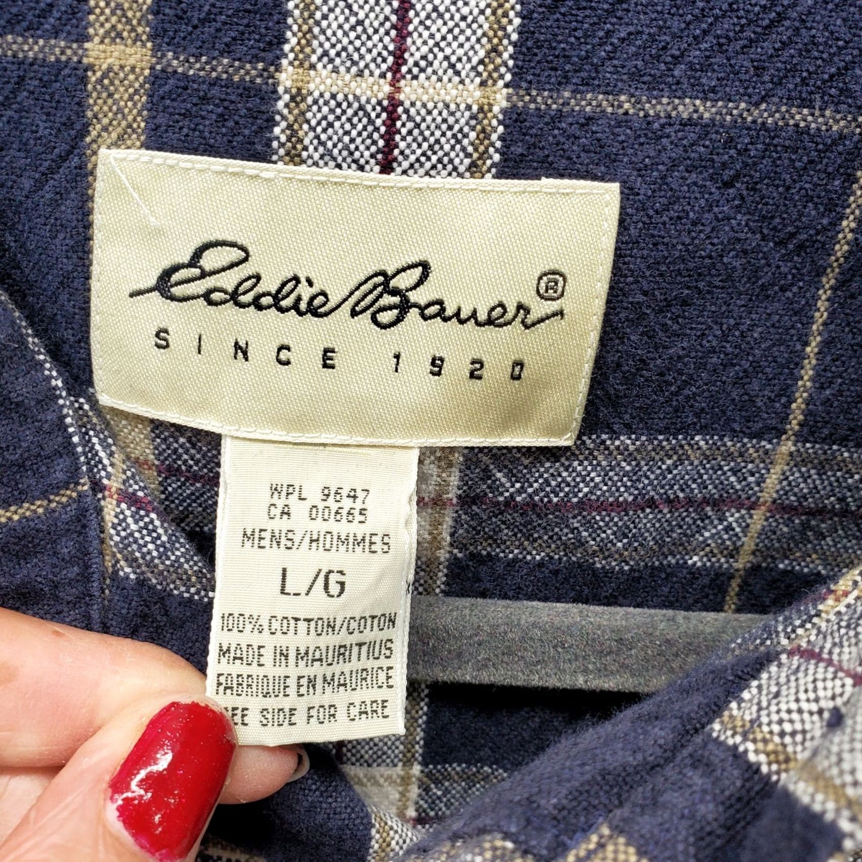 Eddie Bauer Eddie Bauer Mens L Flannel Button-Up Shirt Multicolor Plaid Chest Pocket Collared Shirt Size US L / EU 52-54 / 3 - 5 Thumbnail