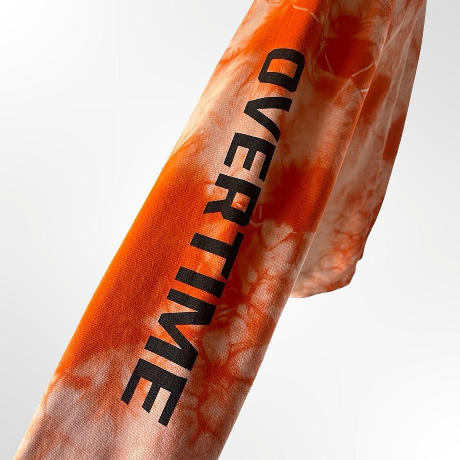 Other Overtime Women's Orange Tie-Dye Hoodie - thick - Medium Size ONE SIZE - 3 Thumbnail