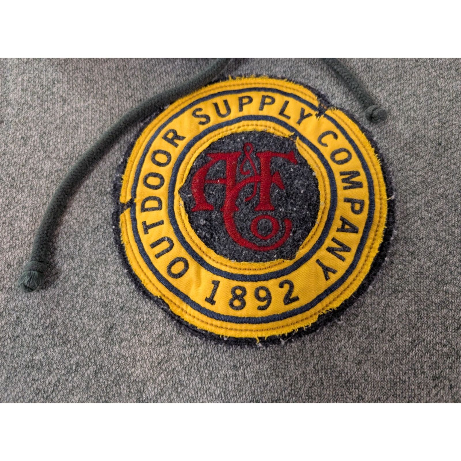 Abercrombie & Fitch Abercrombie & Fitch Hoodie Pullover Fleece Lined 1892 Logo Green Men's M Size US M / EU 48-50 / 2 - 3 Thumbnail