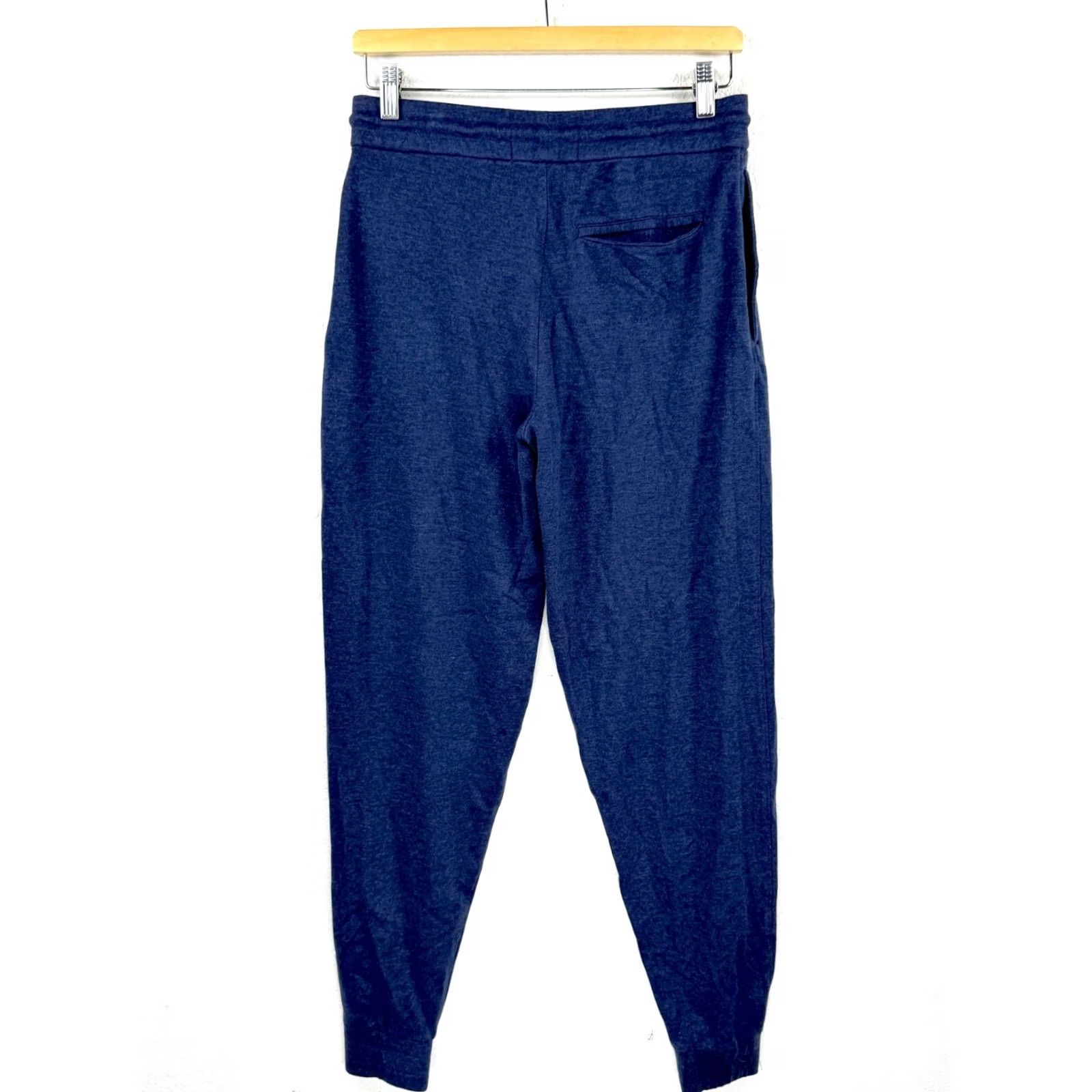 Mizzen+Main Mizzen+Main Men’s Jogger Pants Blue Elastic Waist Size M Regular Inseam 30.5" Slim Front Flat Front Style Jogger Size US 31 - 6 Thumbnail