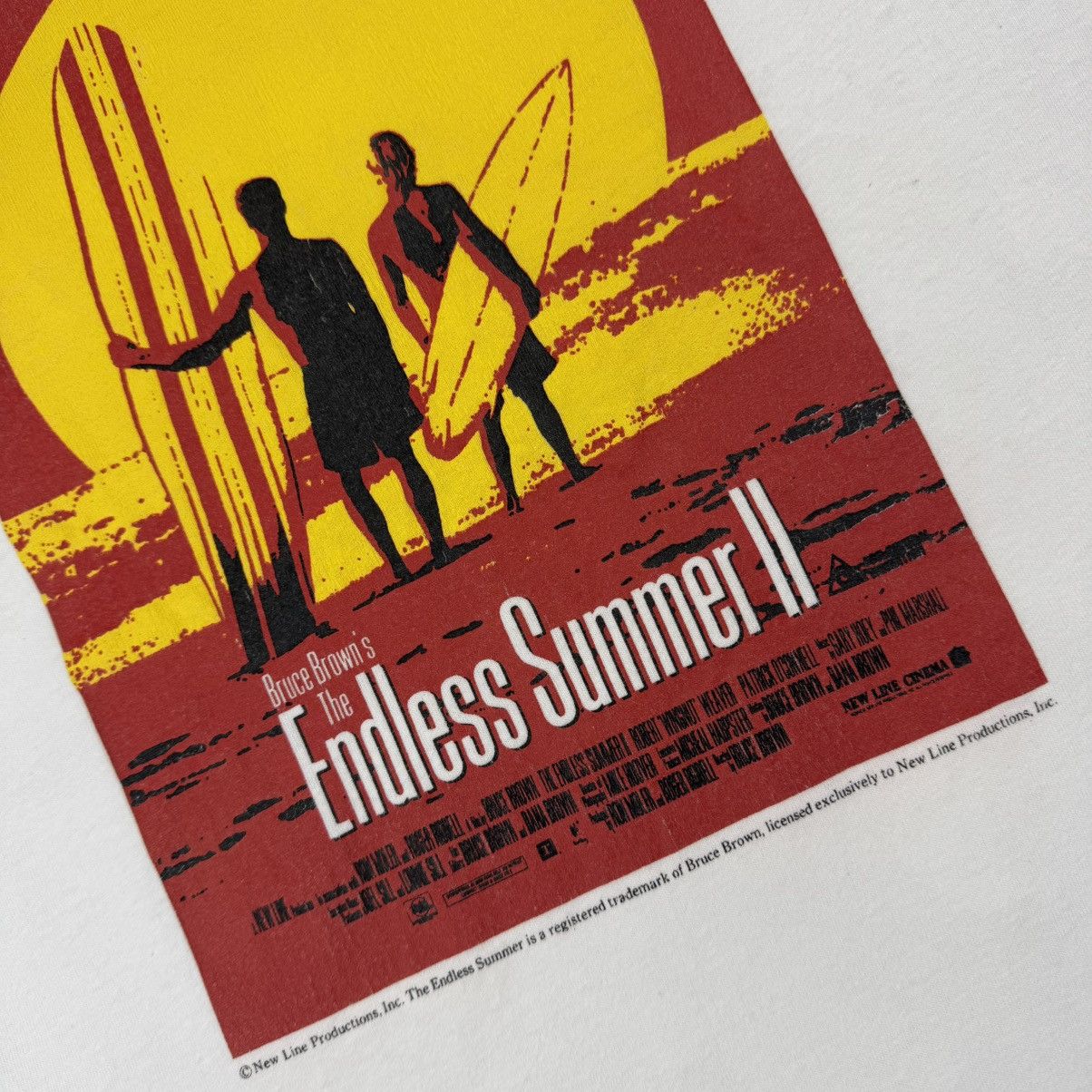 Vintage Vintage Bruce Brown The Endless Summer II Movie Promo Tee Size US L / EU 52-54 / 3 - 8 Thumbnail