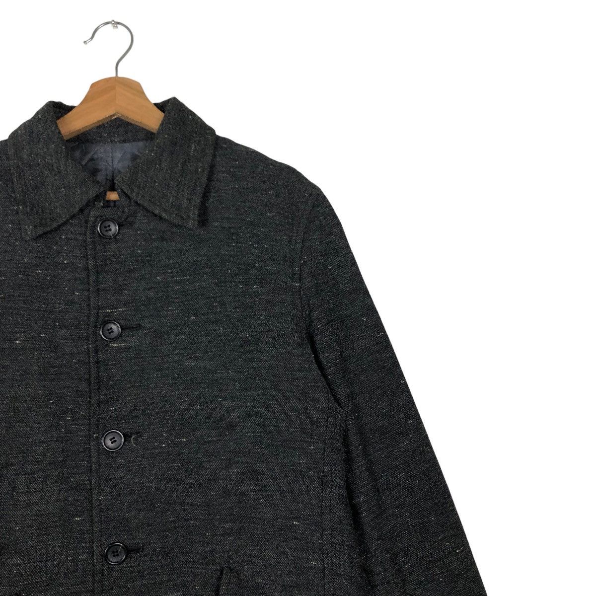 PPFM 🔥Vtg Wool Long Jacket Herringbone PPFM Japan Made Size US M / EU 48-50 / 2 - 5 Thumbnail