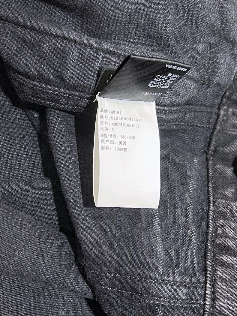 Amiri Amiri Washed and bleached pure cotton denim jacket Size US S / EU 44-46 / 1 - 7 Thumbnail
