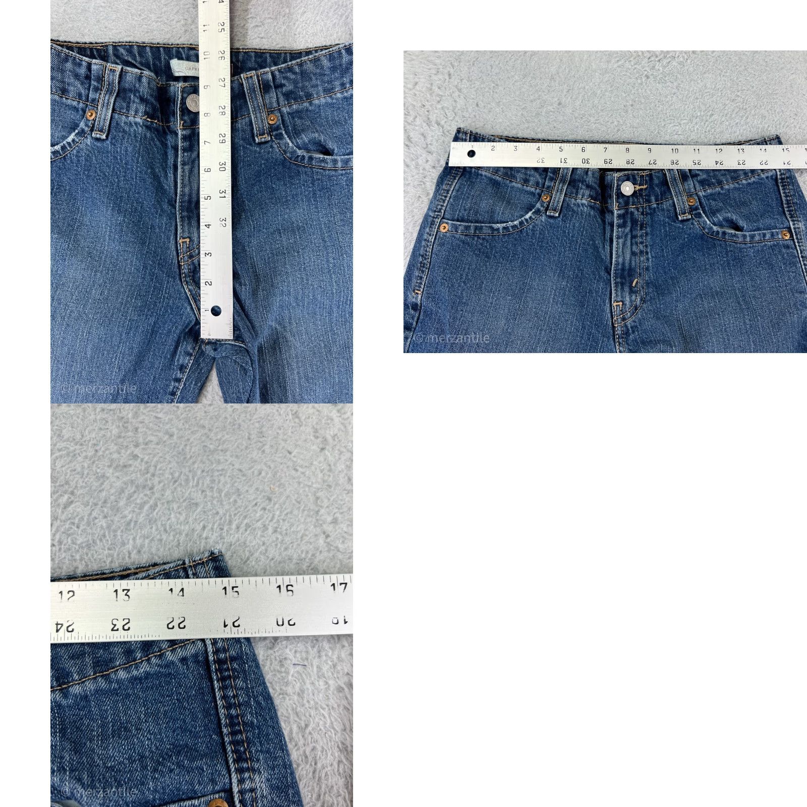 Levi's Levi's Jeans Women 8 Blue Denim 515 Bootcut Zip Mid Rise 29x28 Cotton Blend Denim Jeans Size 30" / US 8 / IT 44 - 9 Thumbnail