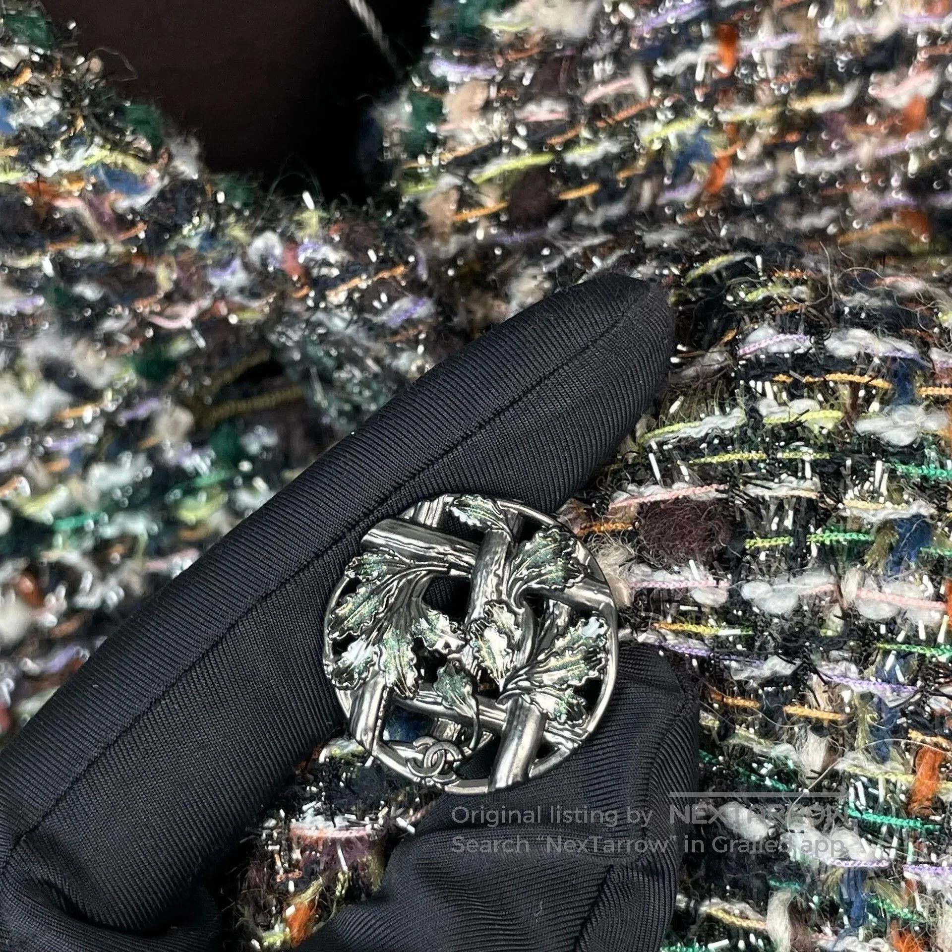 Chanel Chanel 18K Forest Series Runway Jacket. Size XS / US 0-2 / IT 36-38 - 4 Thumbnail