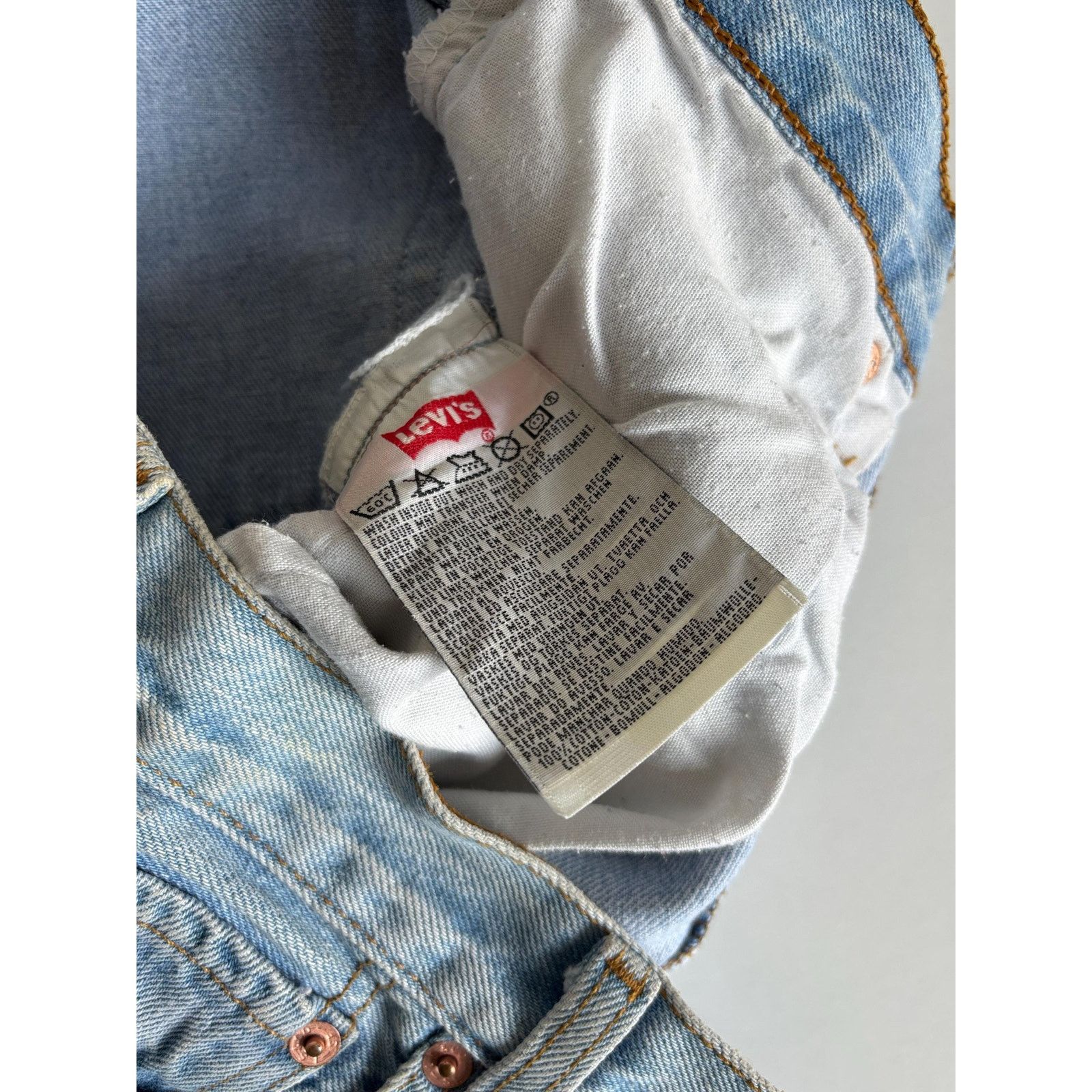 Levi's Levi’s 501-0113 Cut Off Shorts W28 Made in USA 90s Denim Size 28" / US 6 / IT 42 - 9 Thumbnail